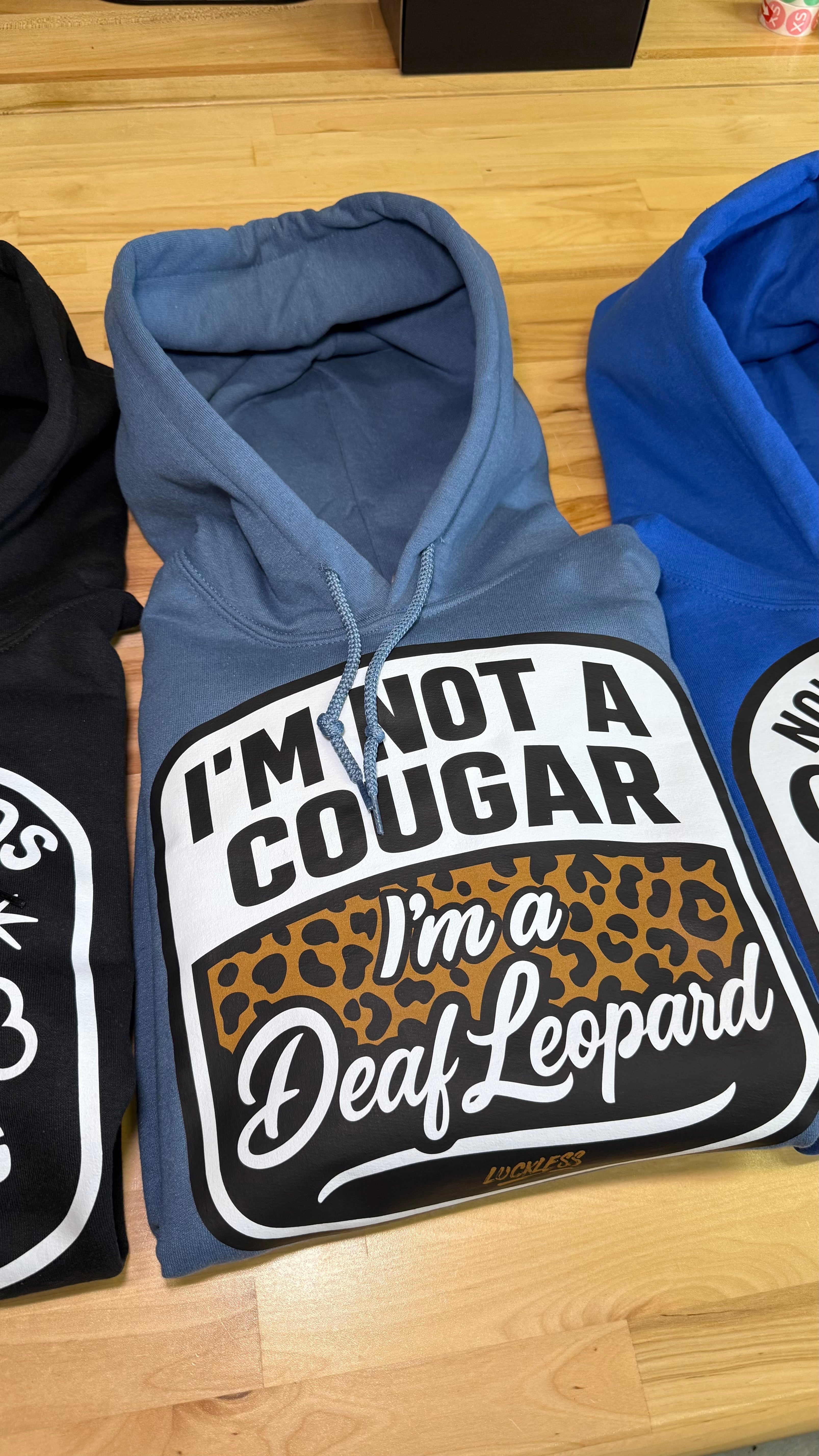 Deaf Leopard Hoodie