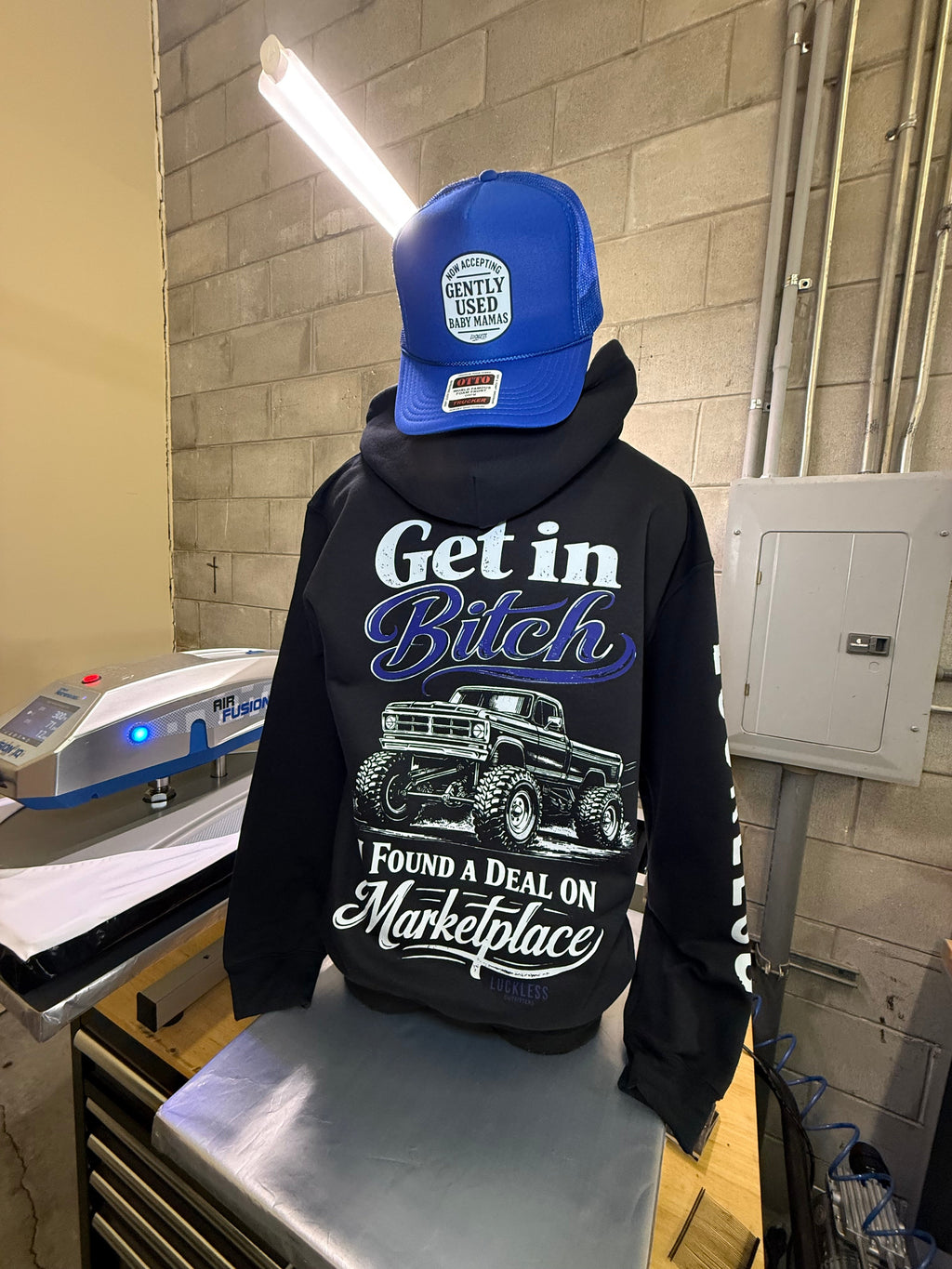 Get In Bitch I Found A Deal On Marketplace Hoodie