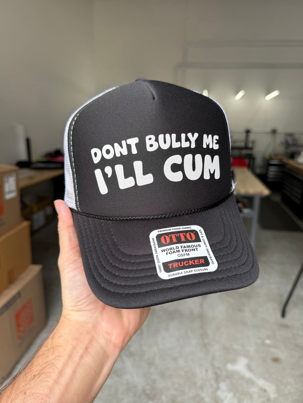 Don’t Bully Me I'll Cum Trucker Hat