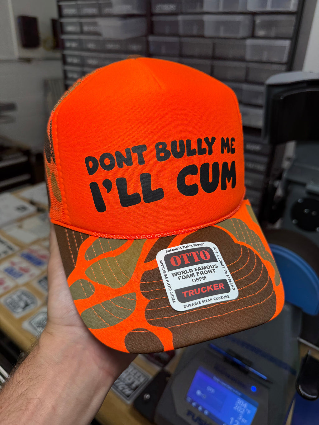 Don’t Bully Me I'll Cum Trucker Hat