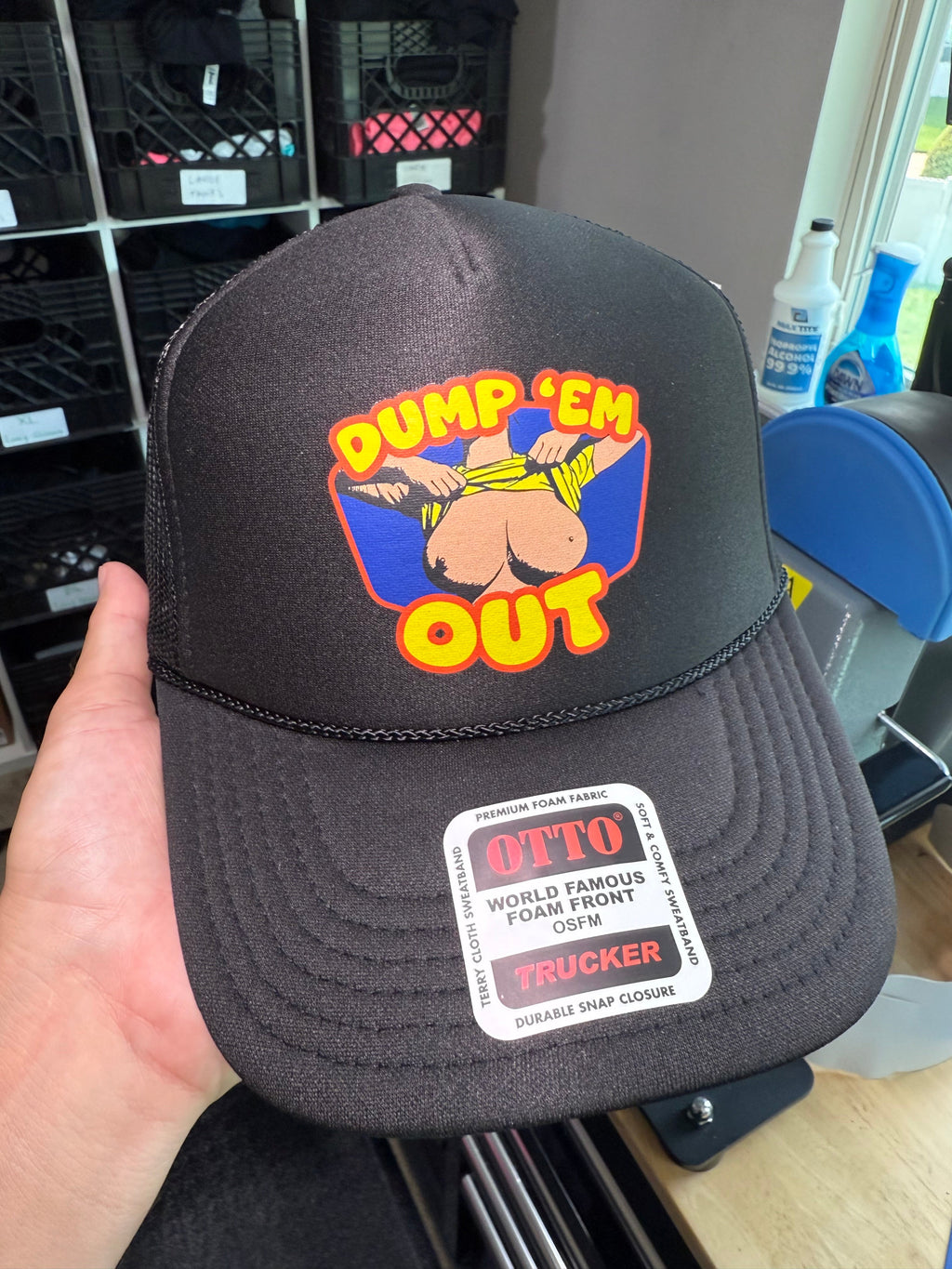 Dump Em Out Trucker Hat