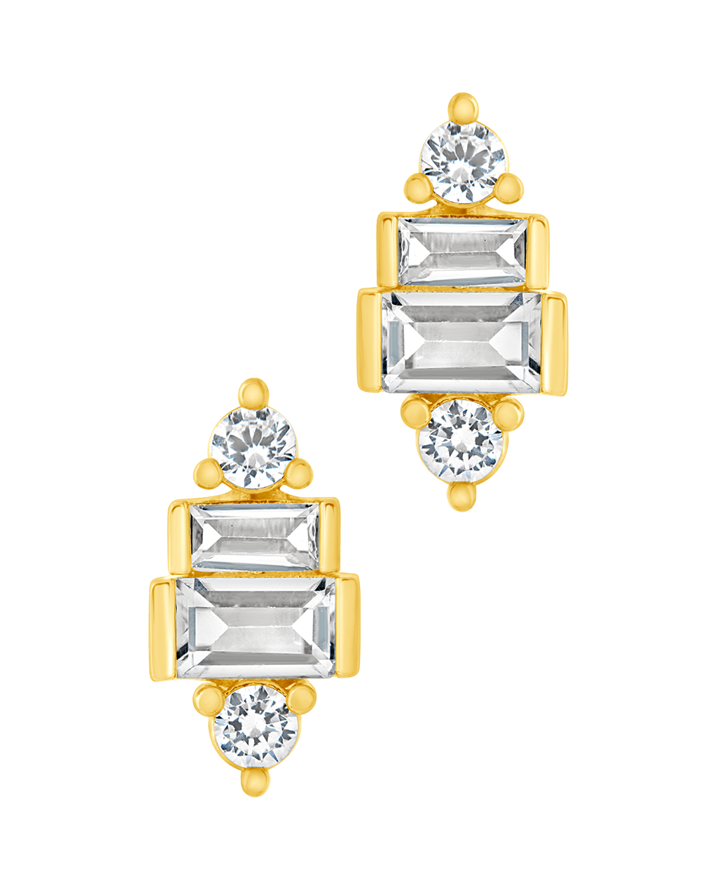 Teared CZ Liora Studs
