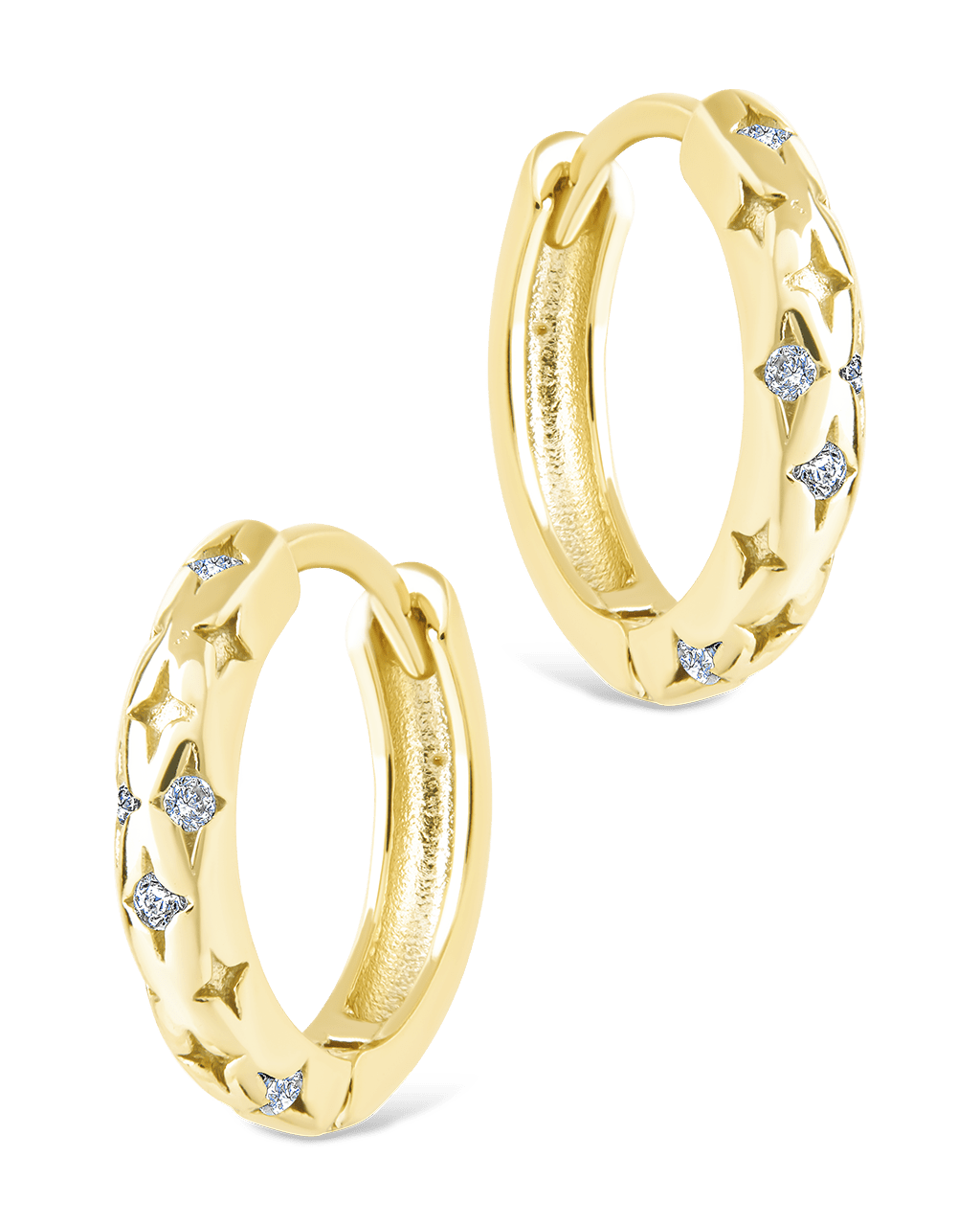 Sterling Silver Blakelyn Micro Hoops