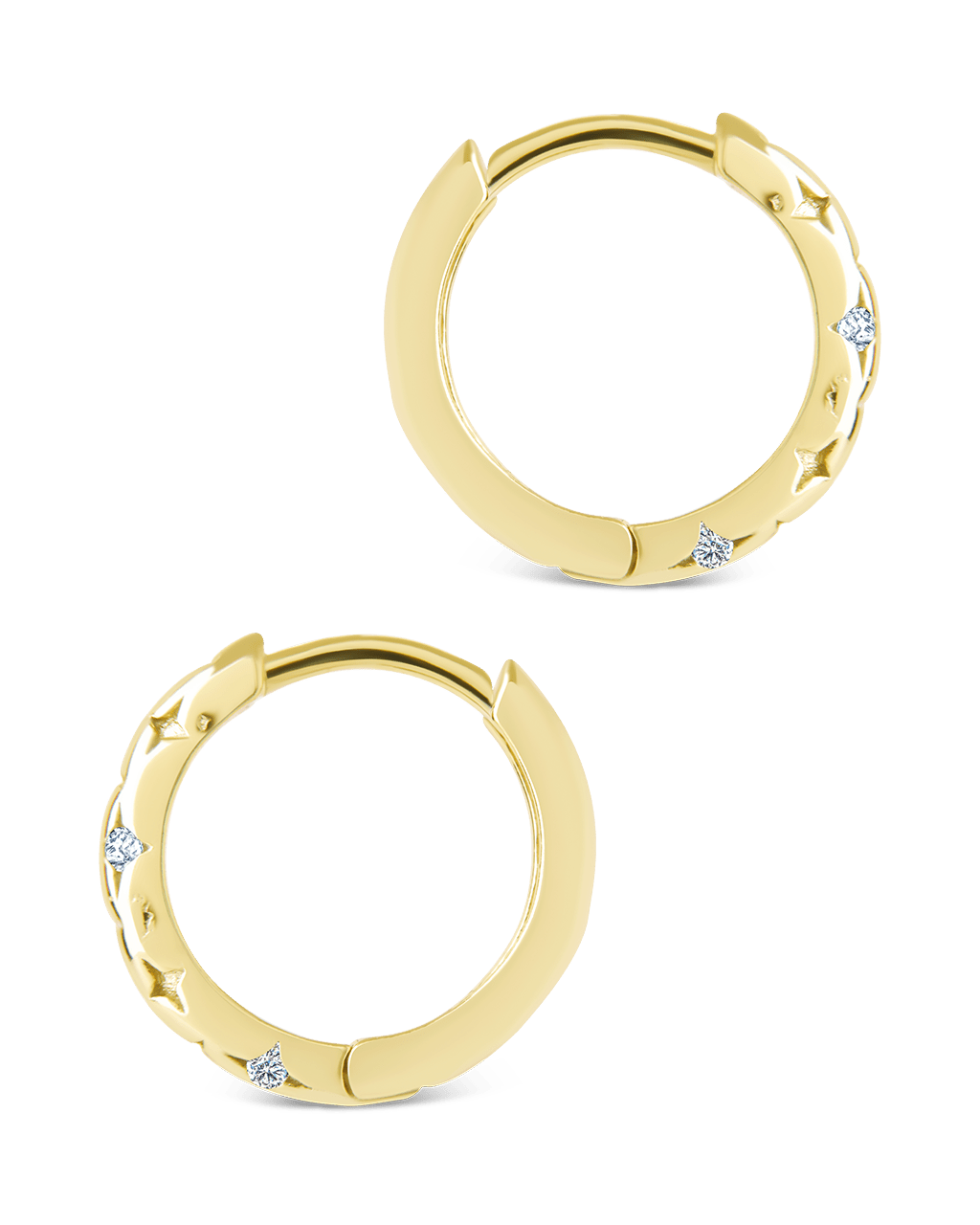 Sterling Silver Blakelyn Micro Hoops