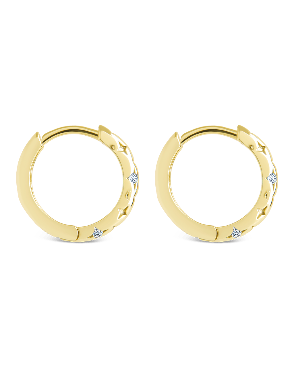 Sterling Silver Blakelyn Micro Hoops
