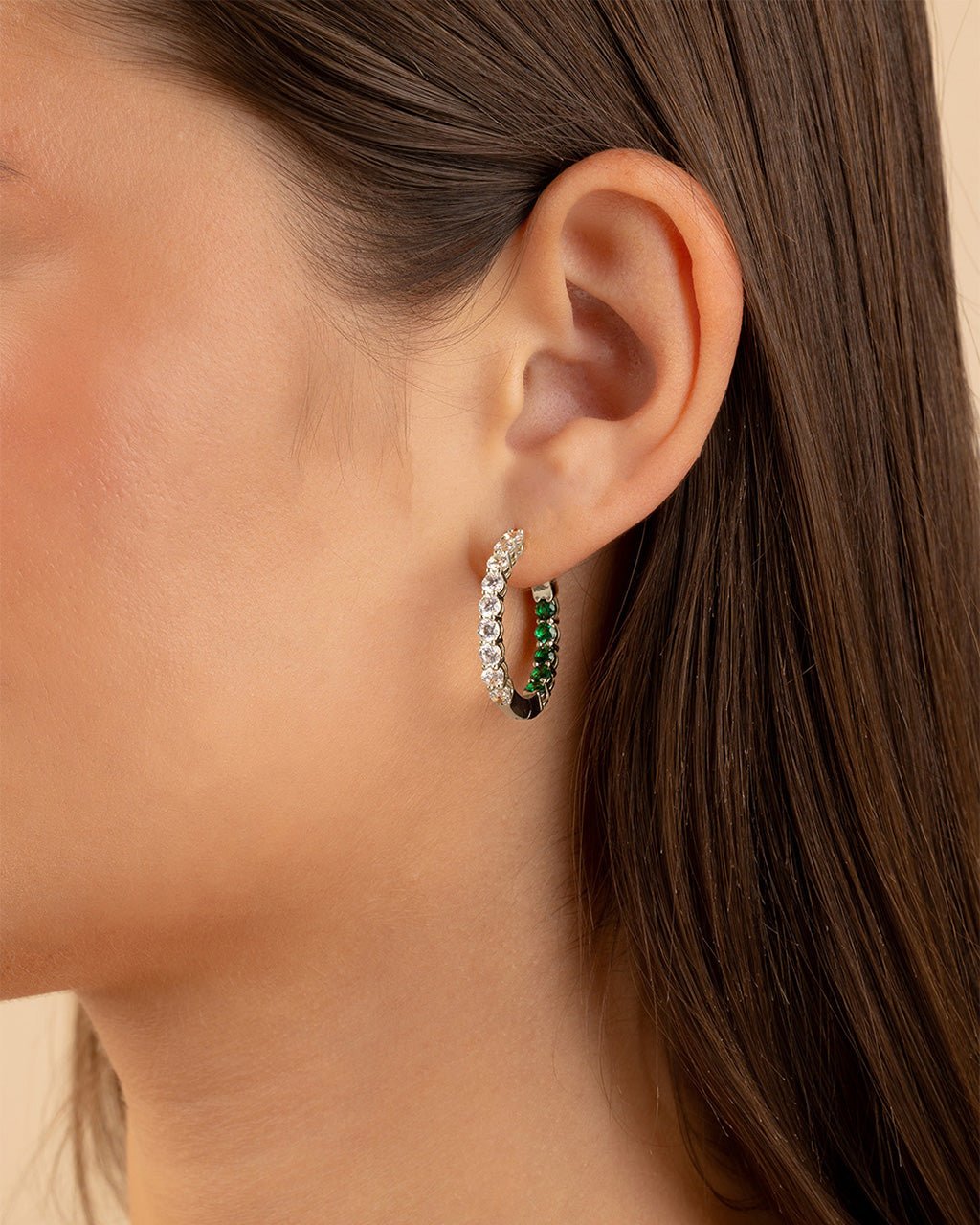 Karsyn Emerald Classic Hoops