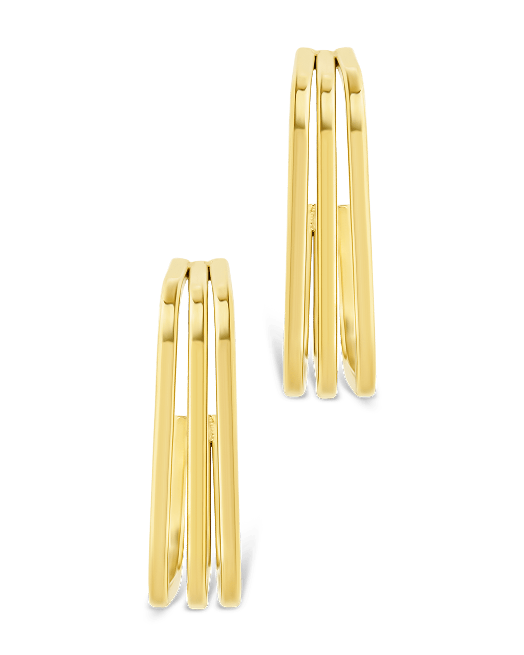 Square Prong Davina Hoop