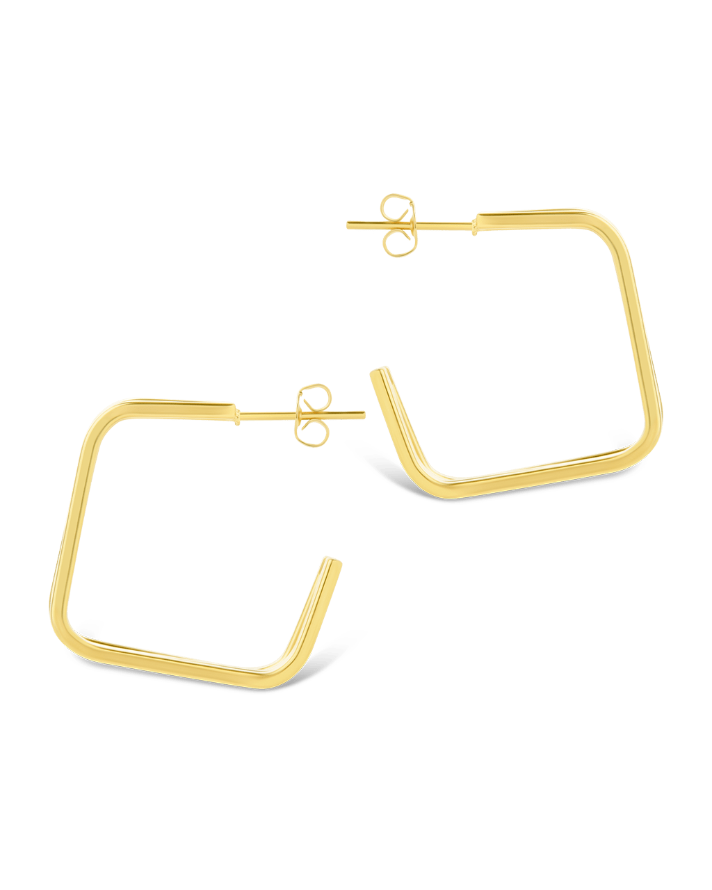 Square Prong Davina Hoop