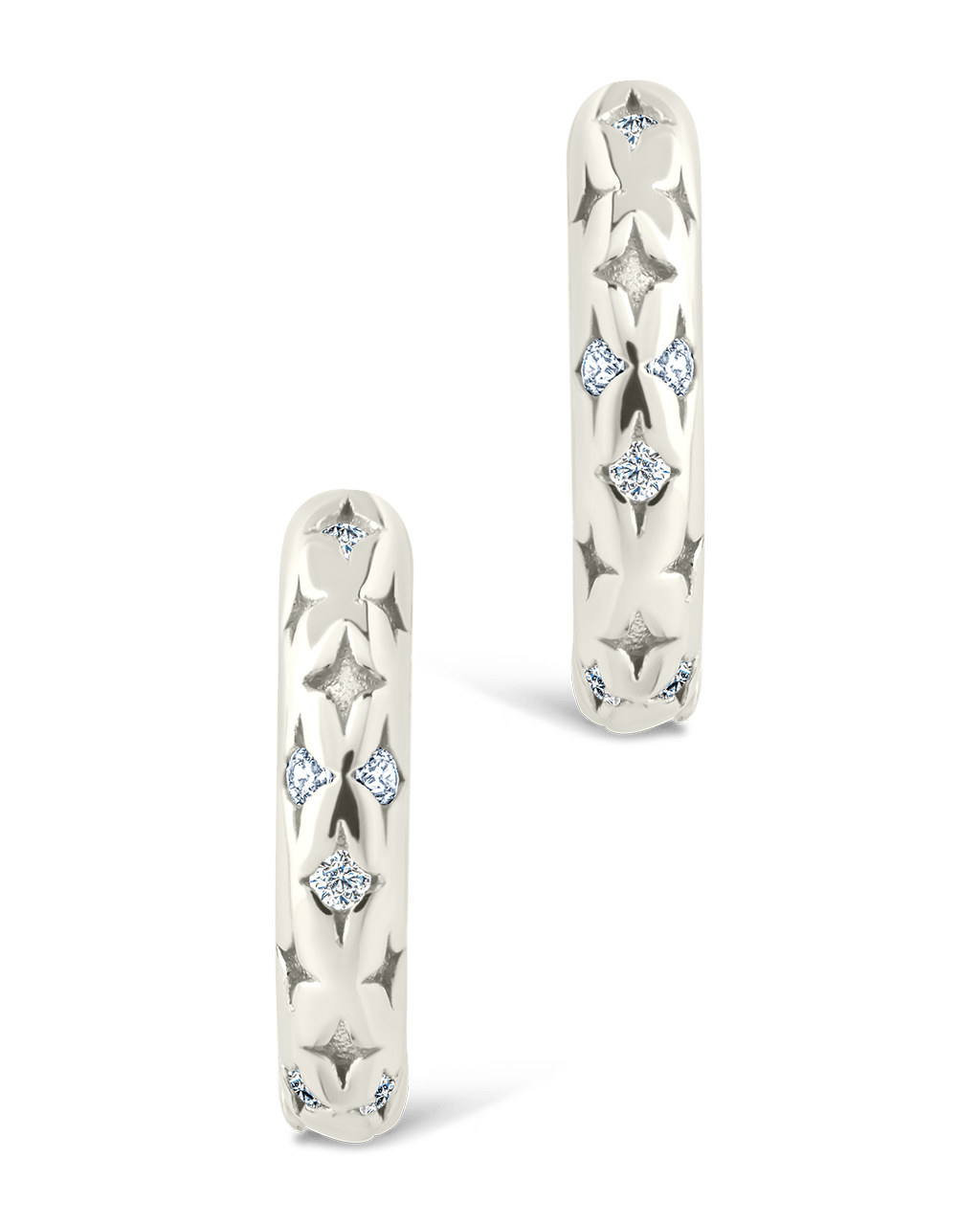Sterling Silver Blakelyn Micro Hoops