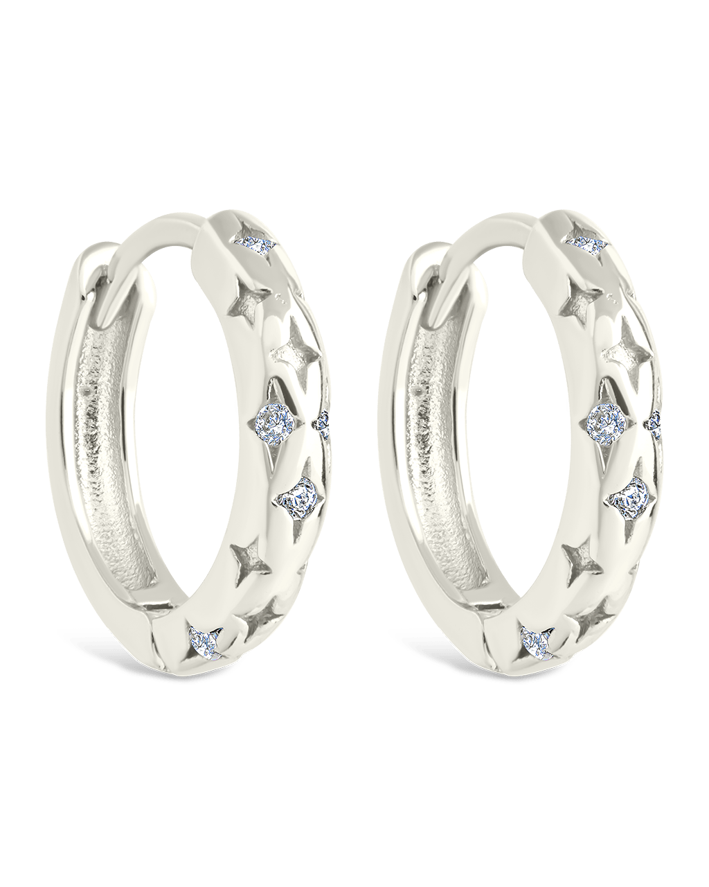 Sterling Silver Blakelyn Micro Hoops