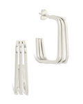 Square Prong Davina Hoop