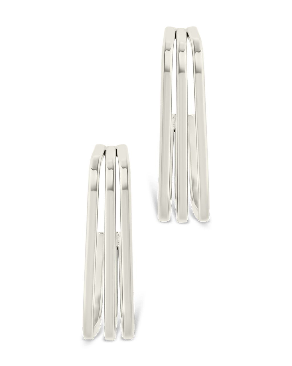 Square Prong Davina Hoop
