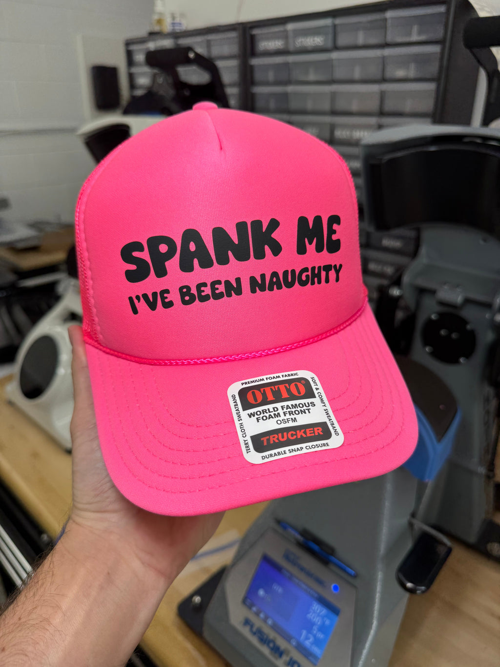 Spank Me Ive Been Naughty Trucker Hat