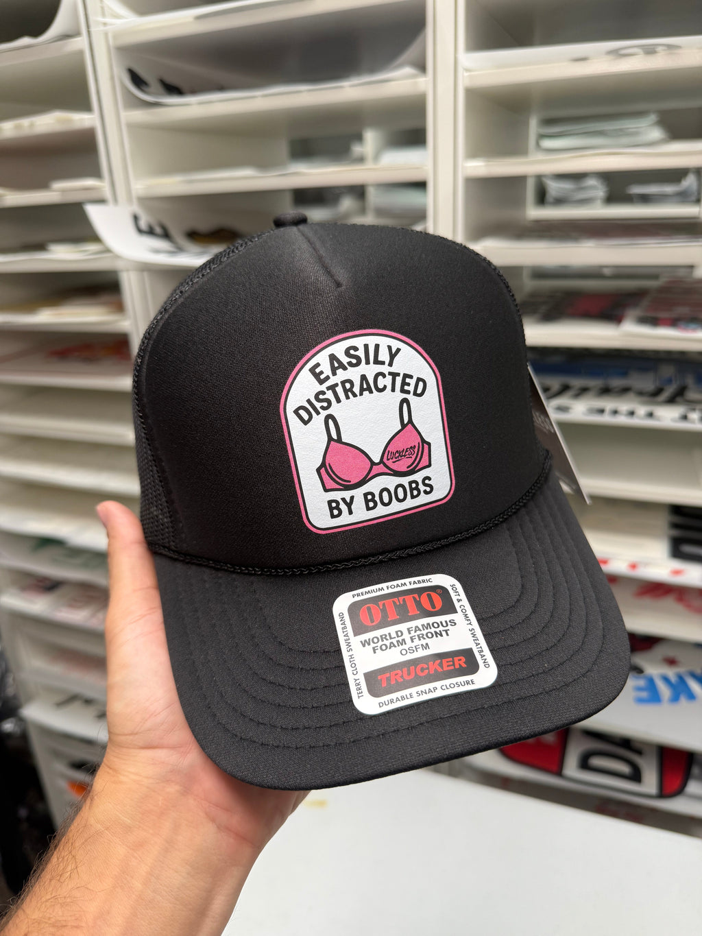 Easily Distracted Trucker Hat