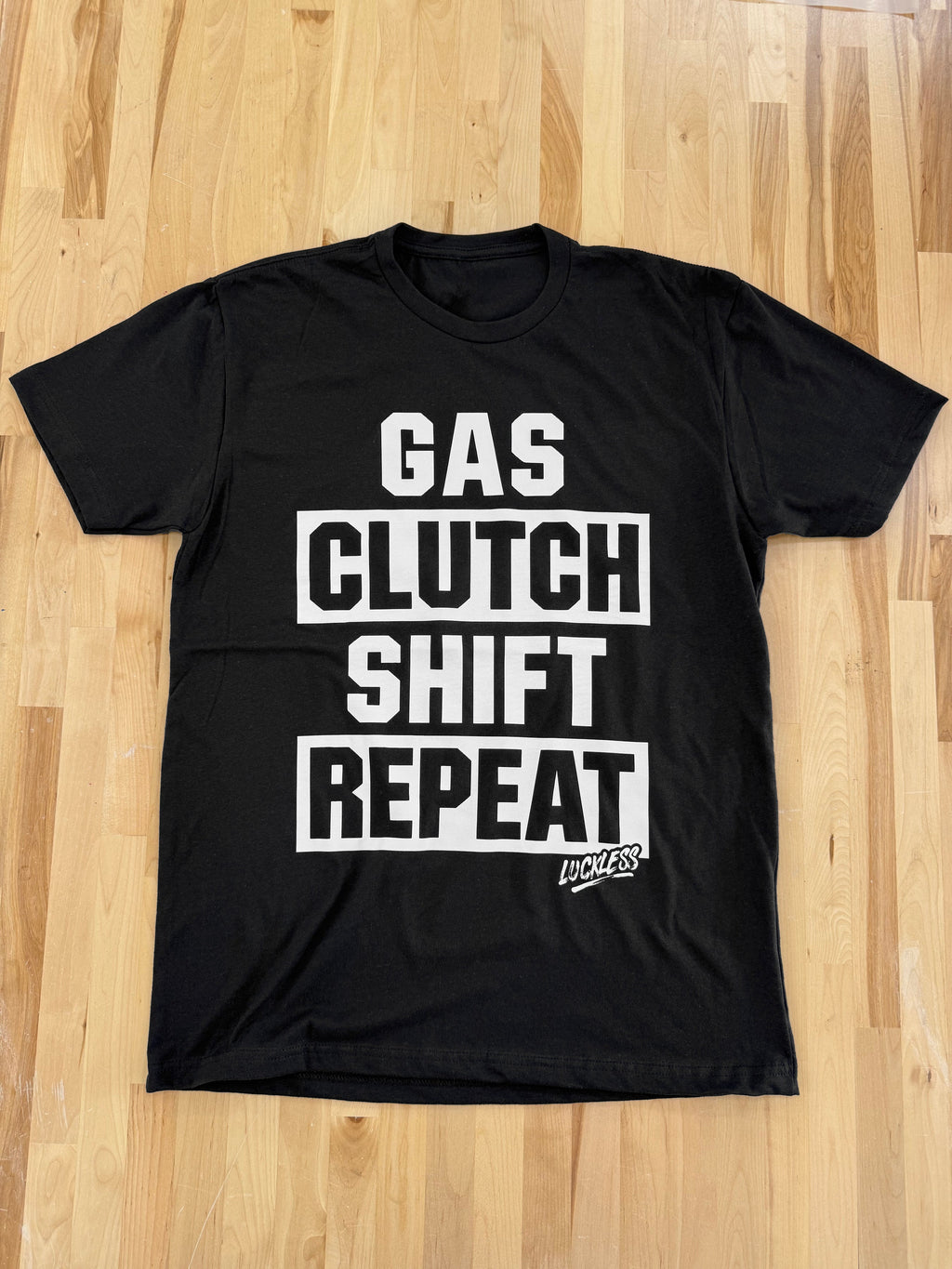 Gas Clutch Shift Repeat Tee