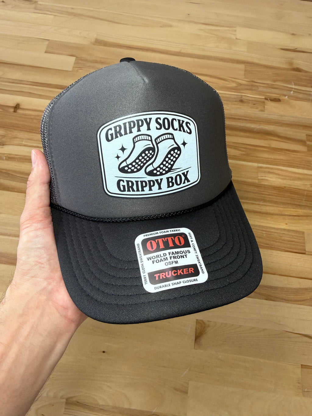 Grippy Socks Grippy Box Trucker Hat