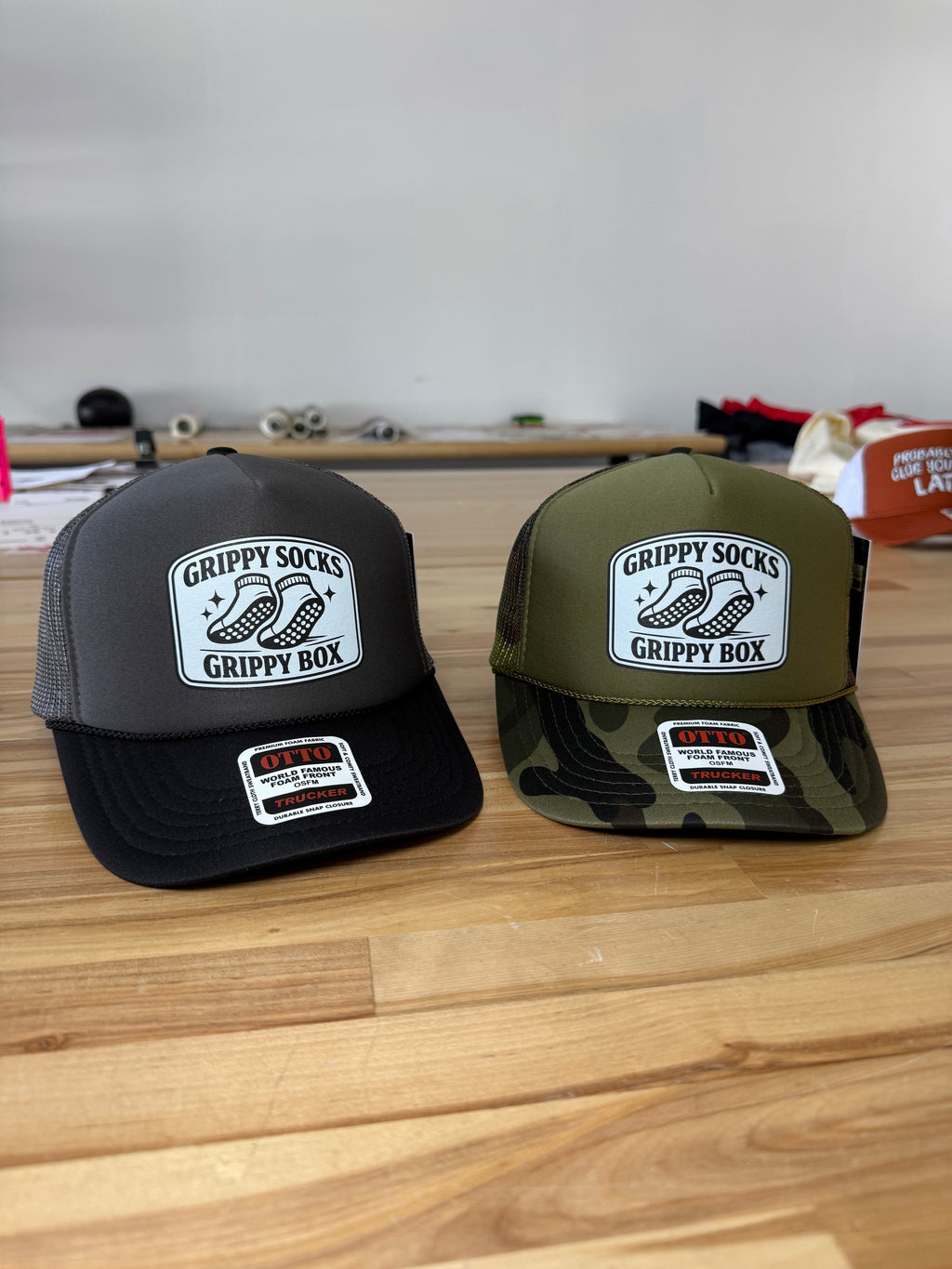 Grippy Socks Grippy Box Trucker Hat
