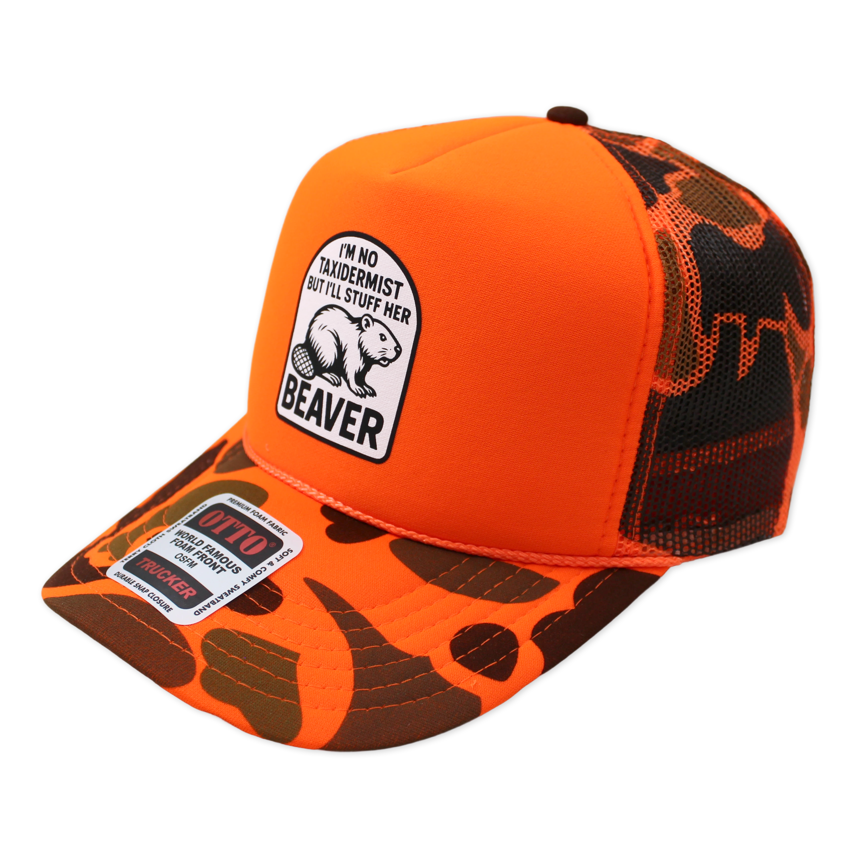 I'm No Taxidermist But I'll Stuff Her Beaver Trucker Hat