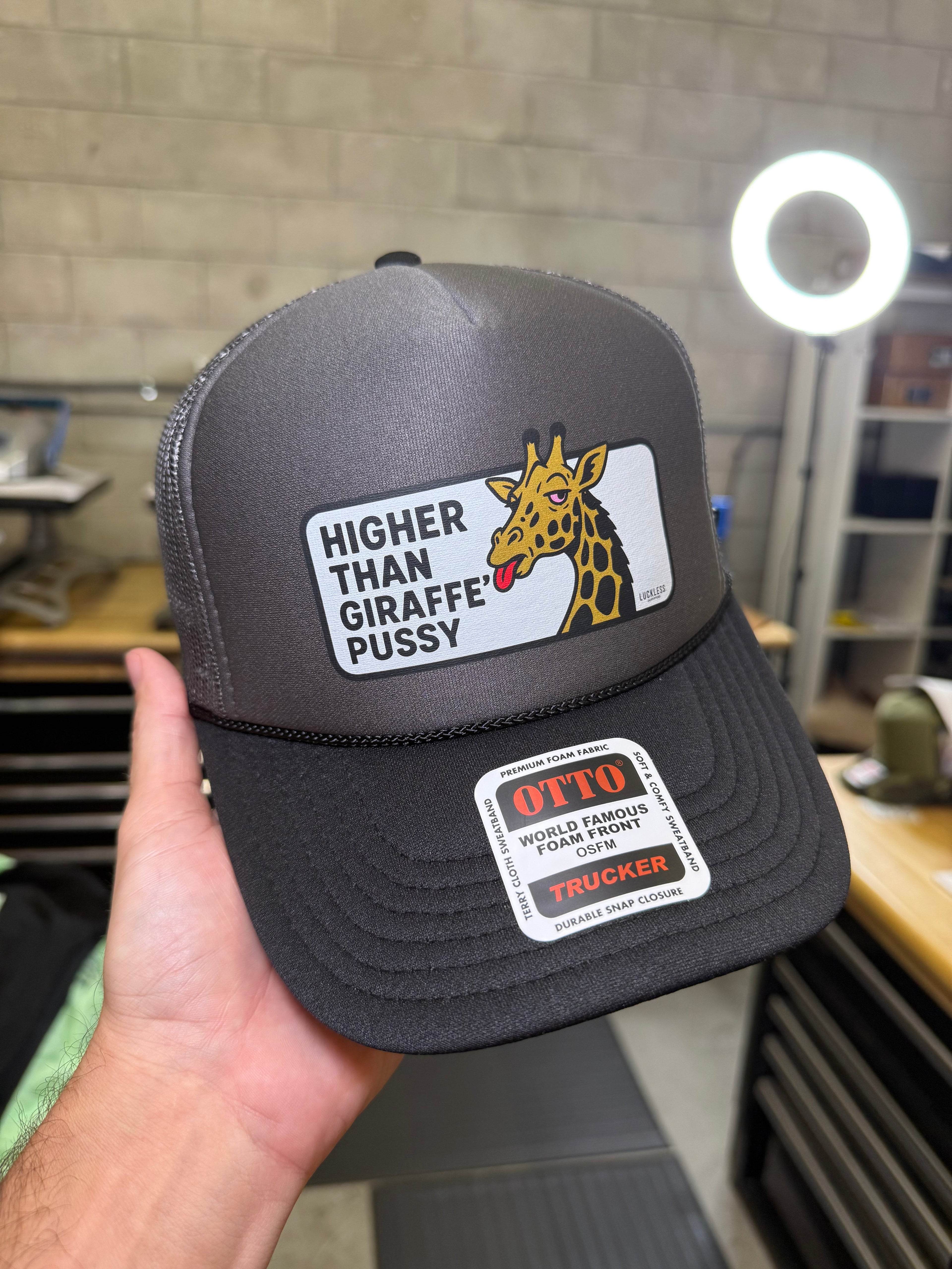 Higher Than Giraffe Pussy Trucker Hat