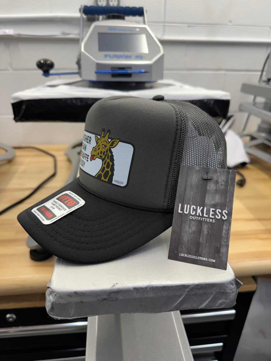 Higher Than Giraffe Pussy Trucker Hat