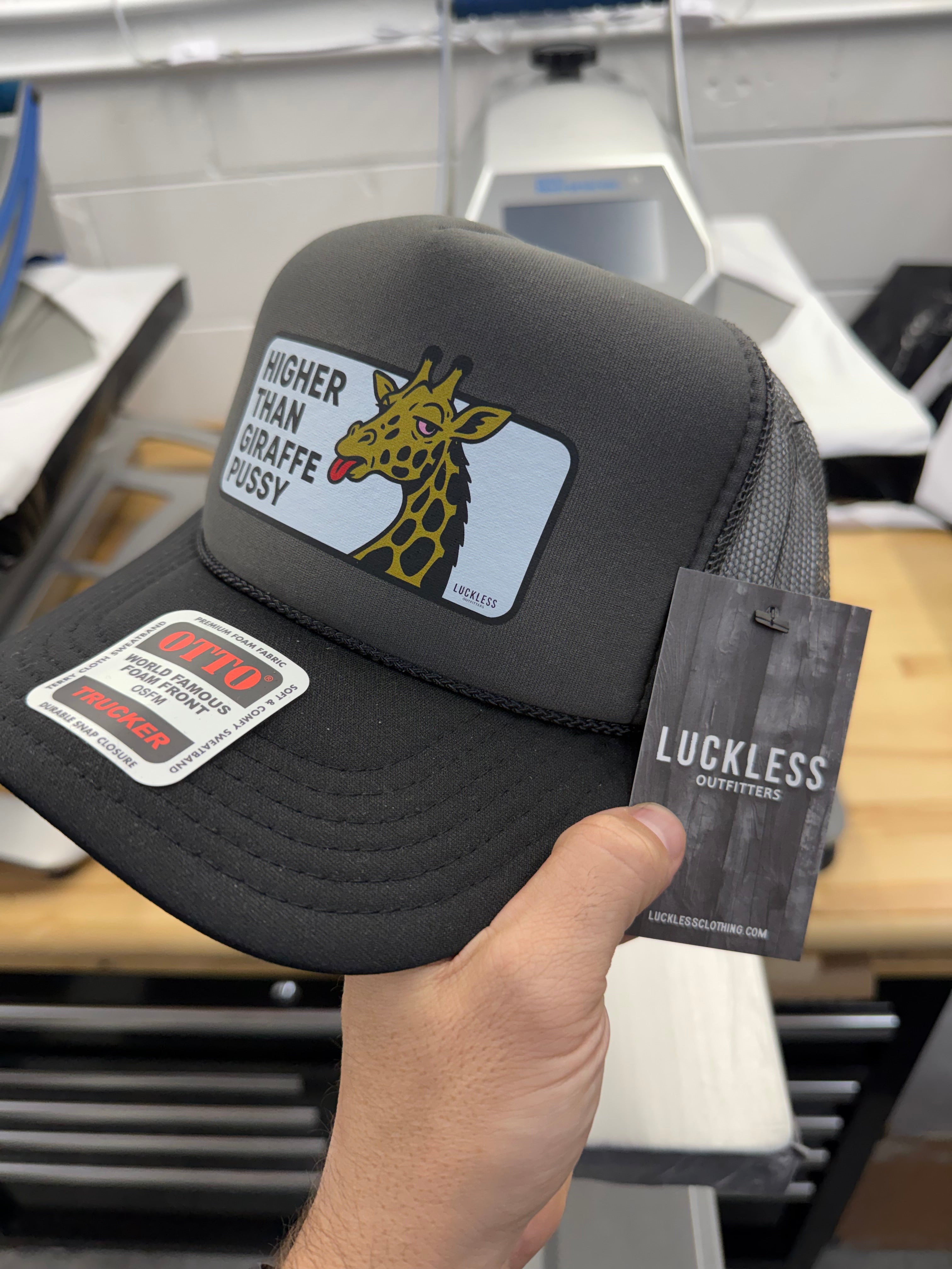 Higher Than Giraffe Pussy Trucker Hat