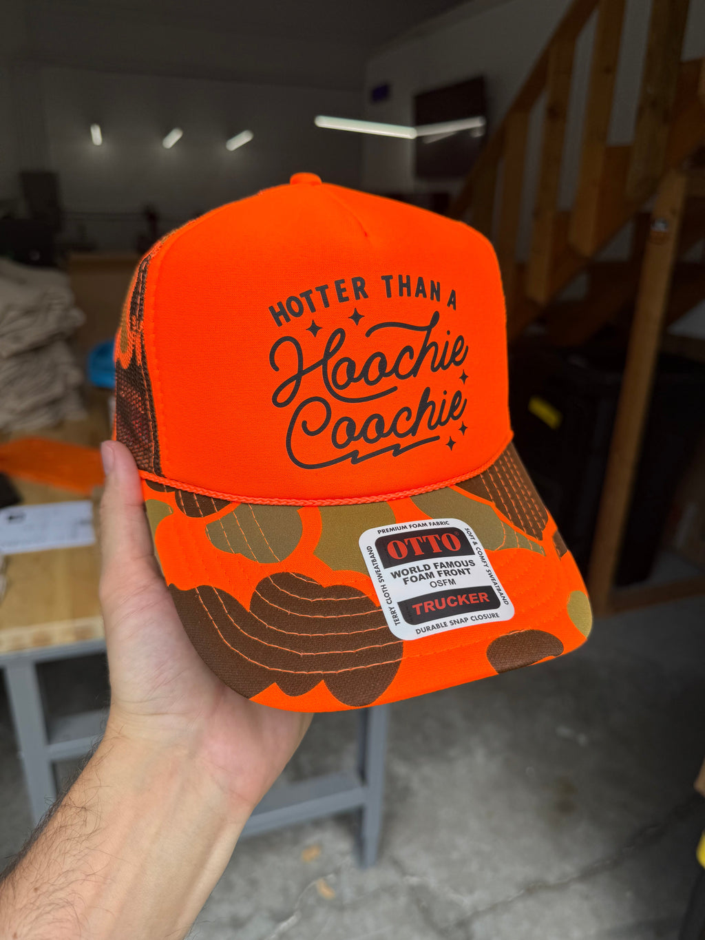 Hotter Than A Hoochie Coochie Trucker Hat