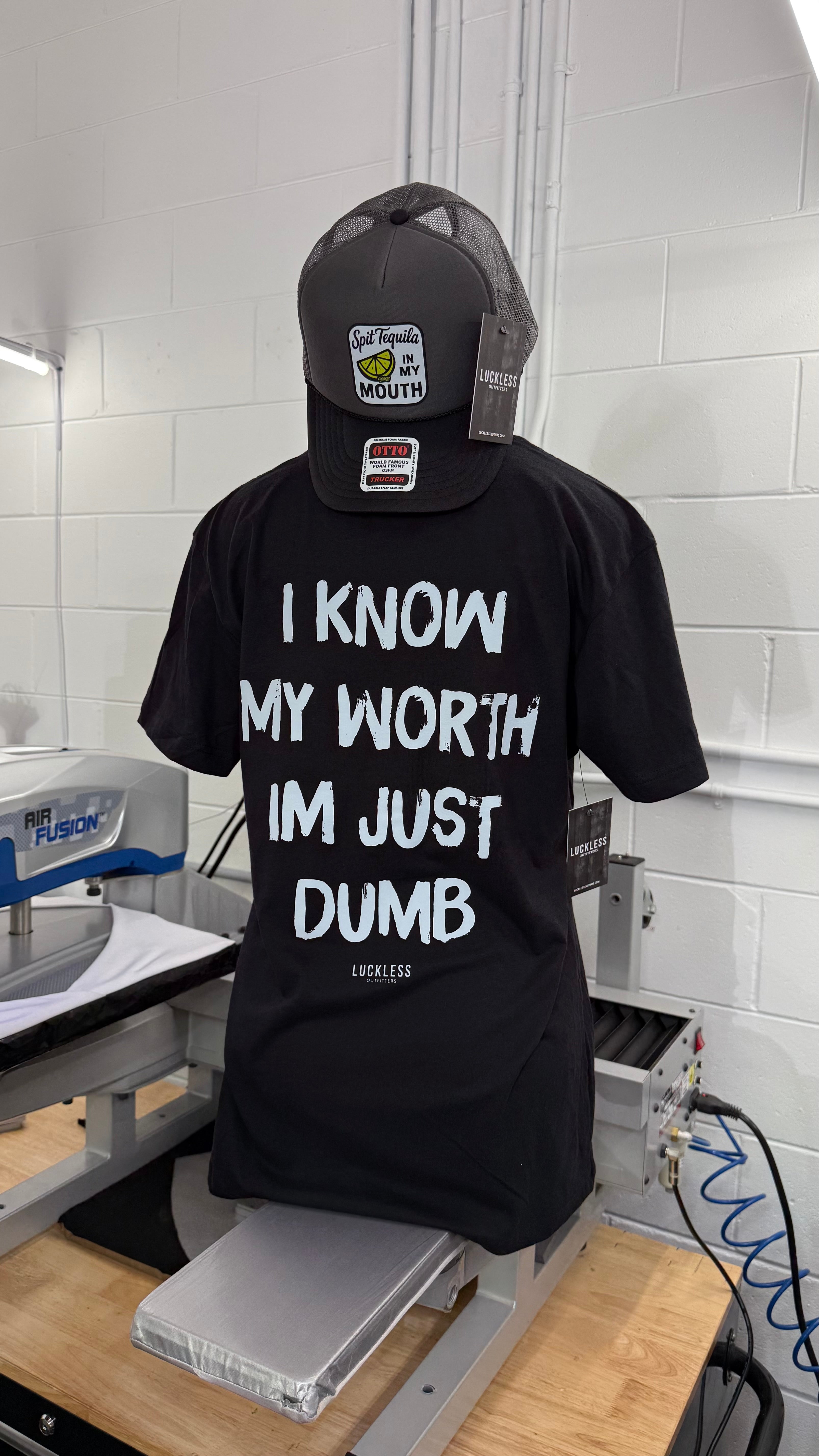I Know My Worth I'm Just Dumb Tee
