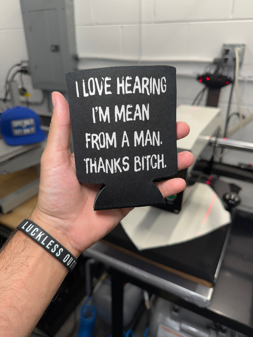 I Love Hearing I'm Mean From Men | Koozie