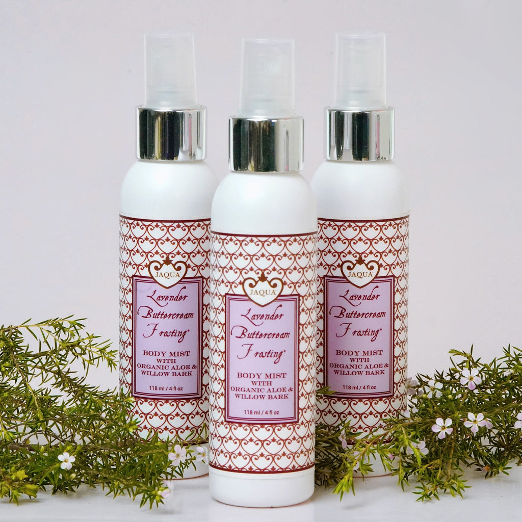 Lavender Buttercream Frosting Hydrating Body Mist with Organic Aloe & Willow Bark