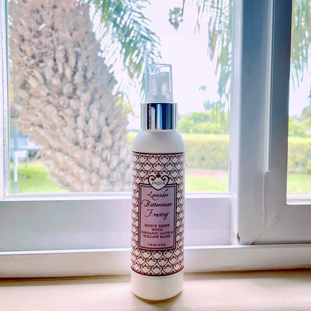Lavender Buttercream Frosting Hydrating Body Mist with Organic Aloe & Willow Bark