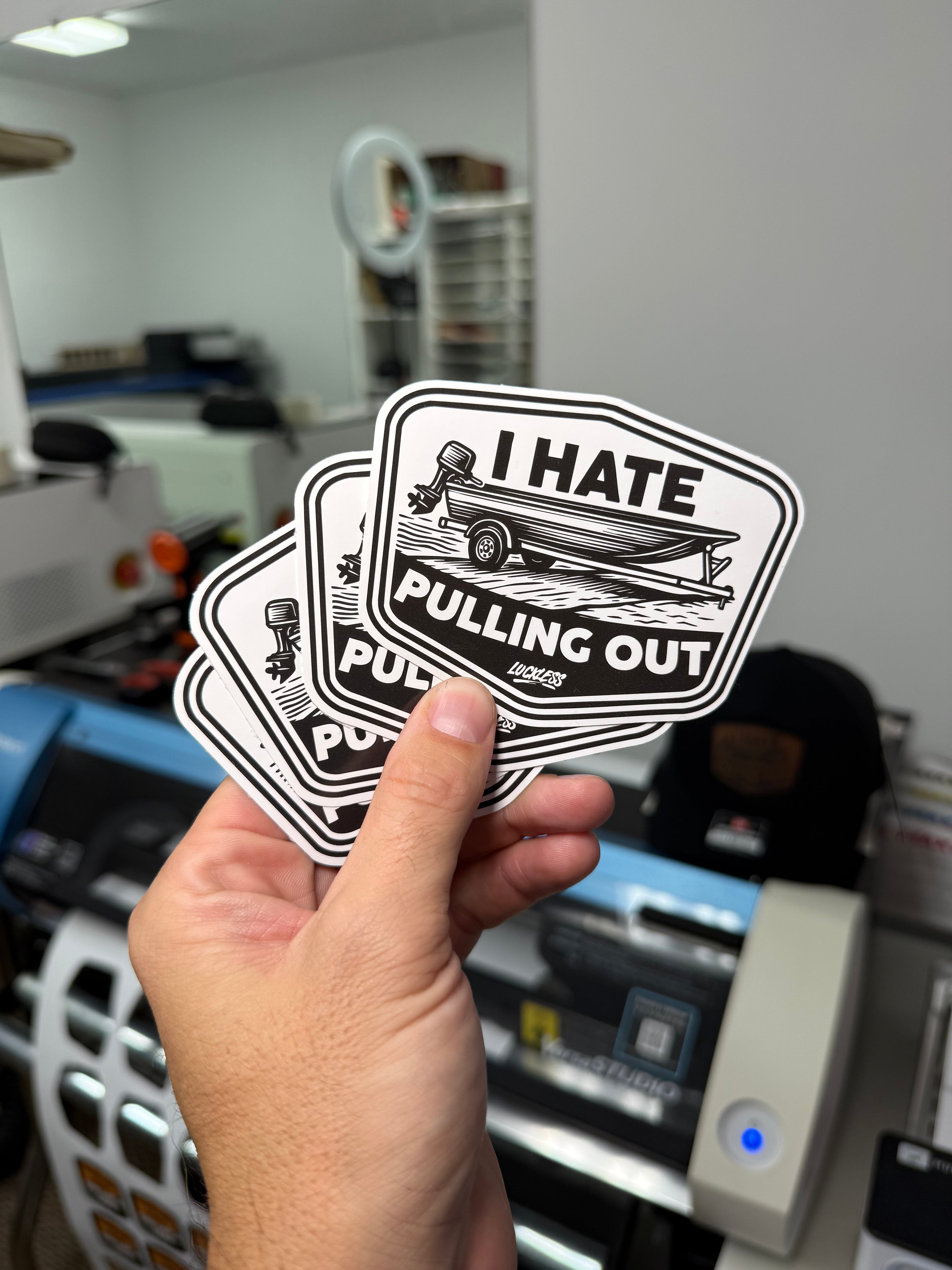 I Hate Pulling Out Sticker