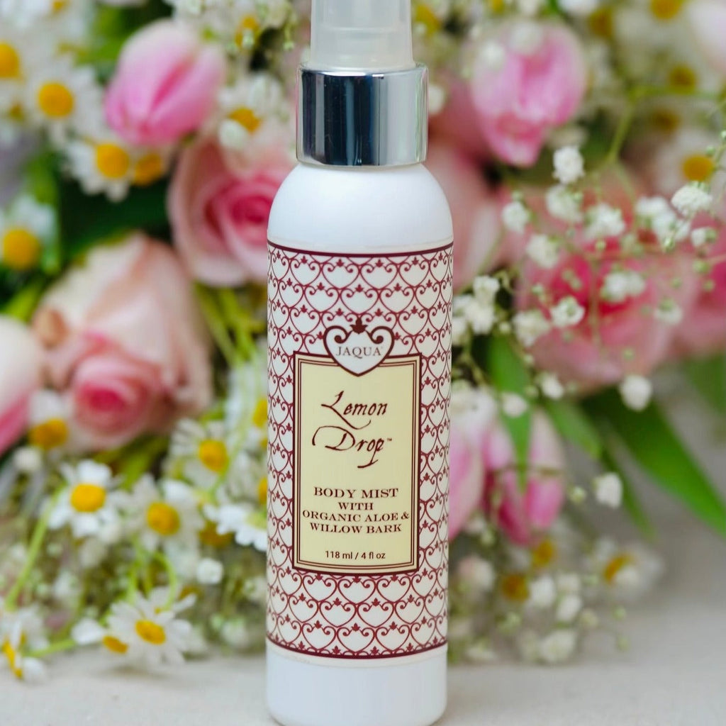 Lemon Drop Hydrating Body Mist with Organic Aloe & Willow Bark
