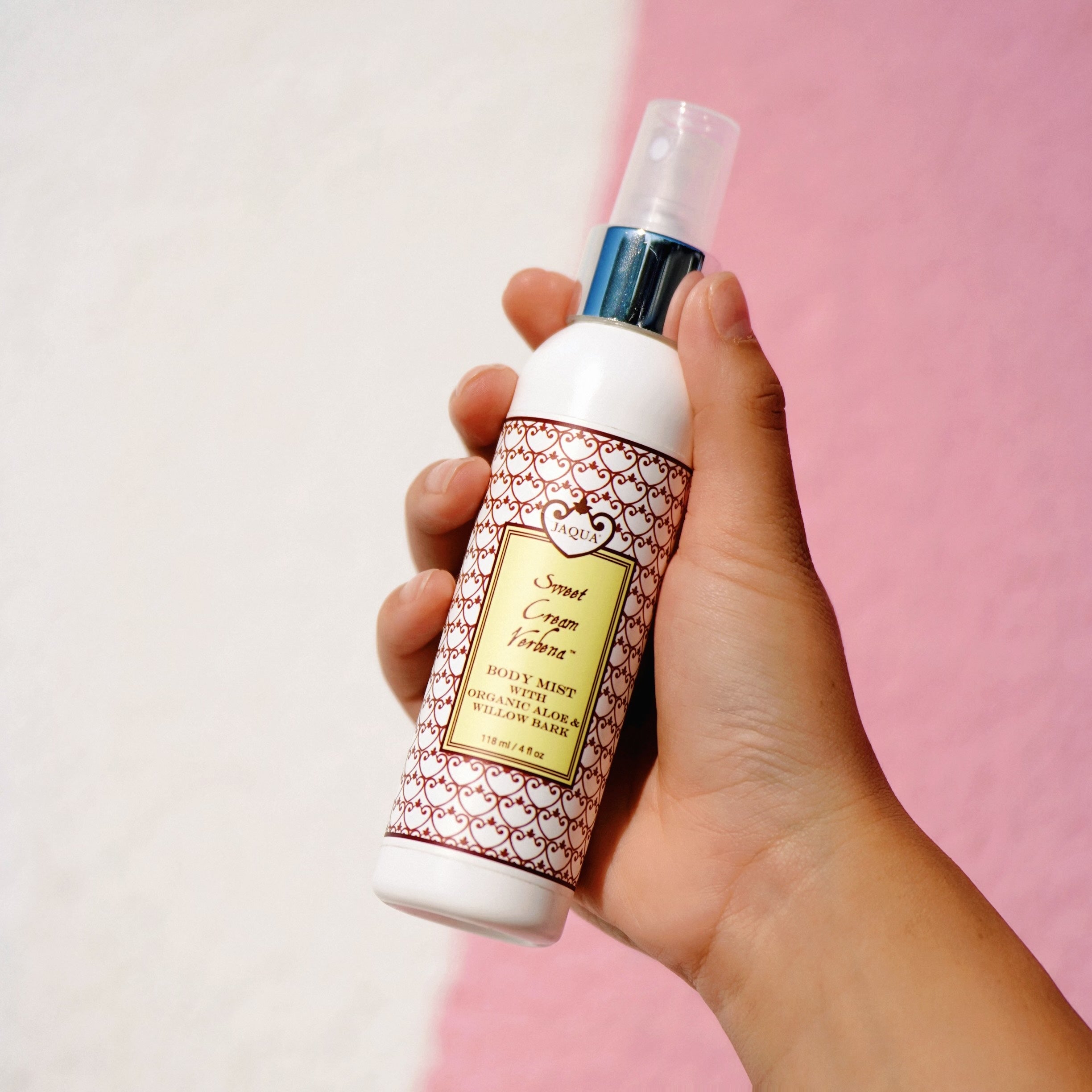 Sweet Cream Verbena Hydrating Body Mist with Organic Aloe & Willow Bark