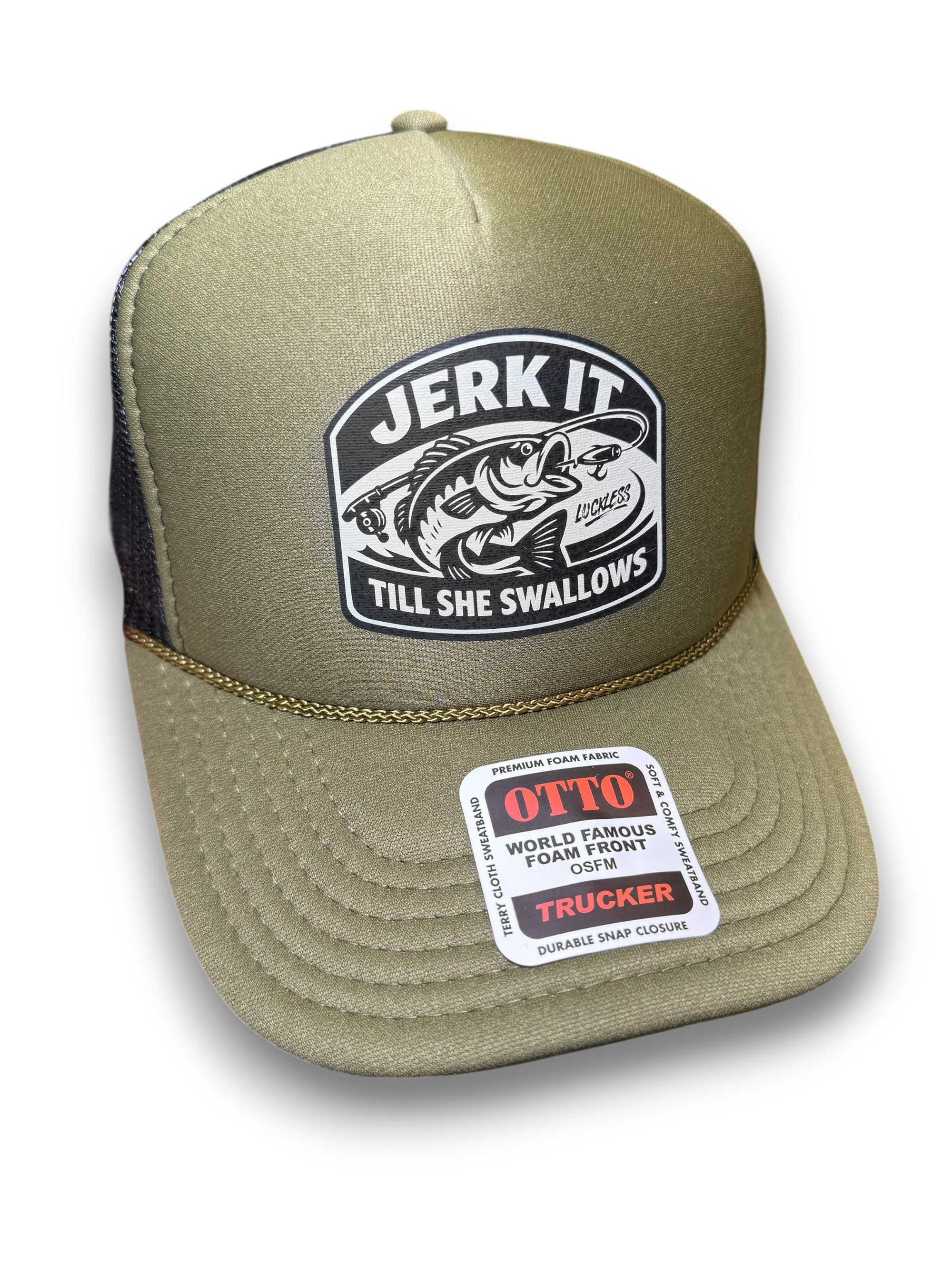Jerk It Till She Swallows Trucker Hat