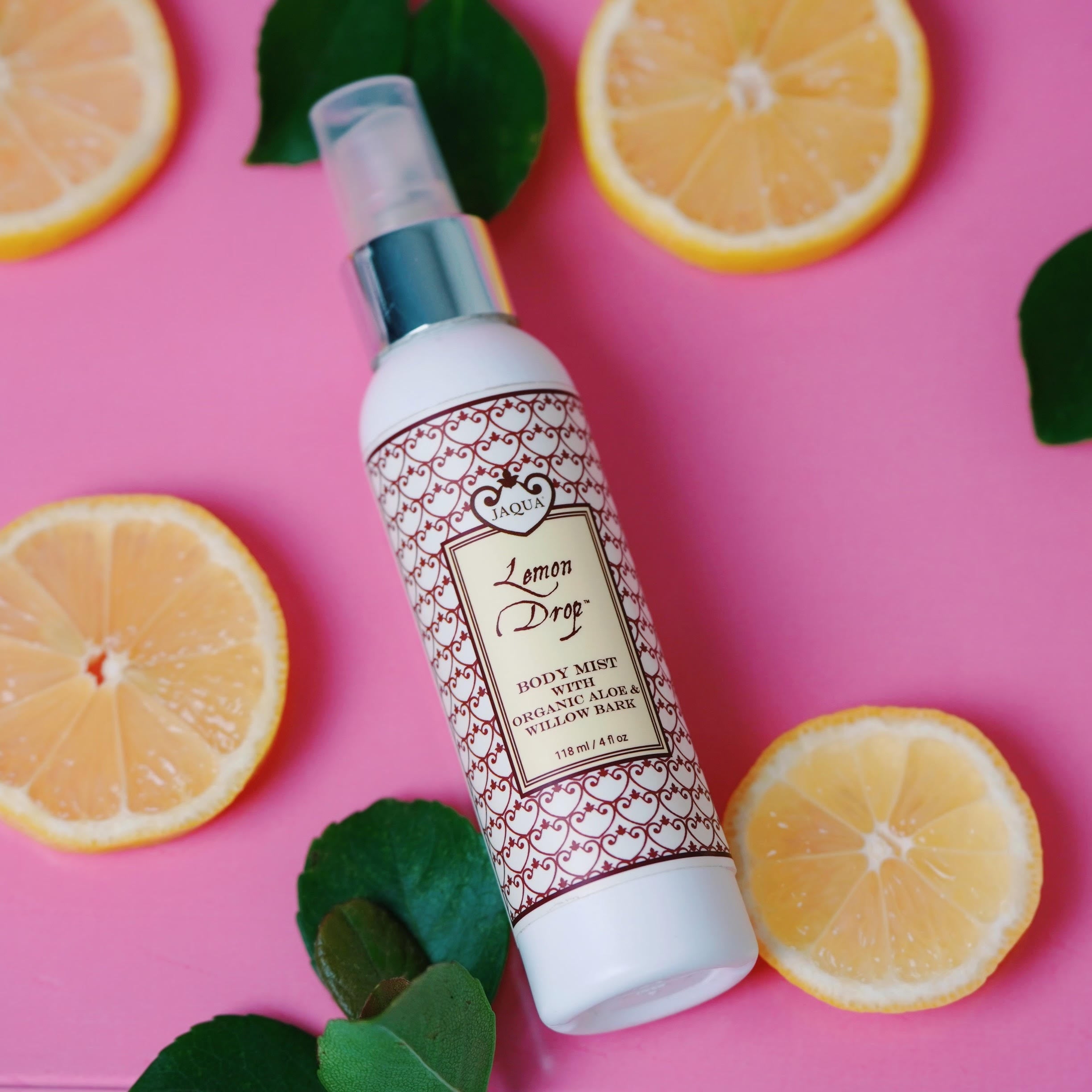 Lemon Drop Hydrating Body Mist with Organic Aloe & Willow Bark