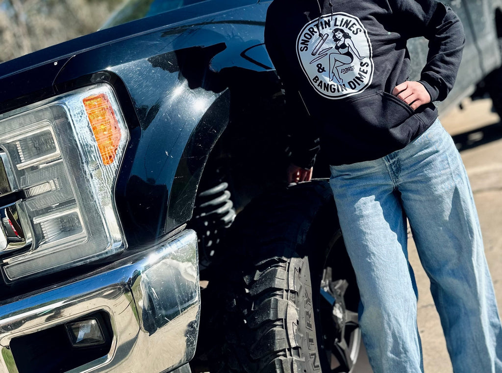 Snortin Lines and Bangin Dimes Hoodie
