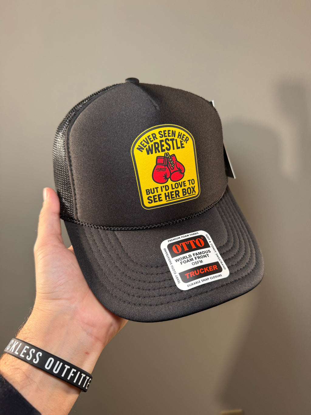 Love to See Her Box Trucker Hat