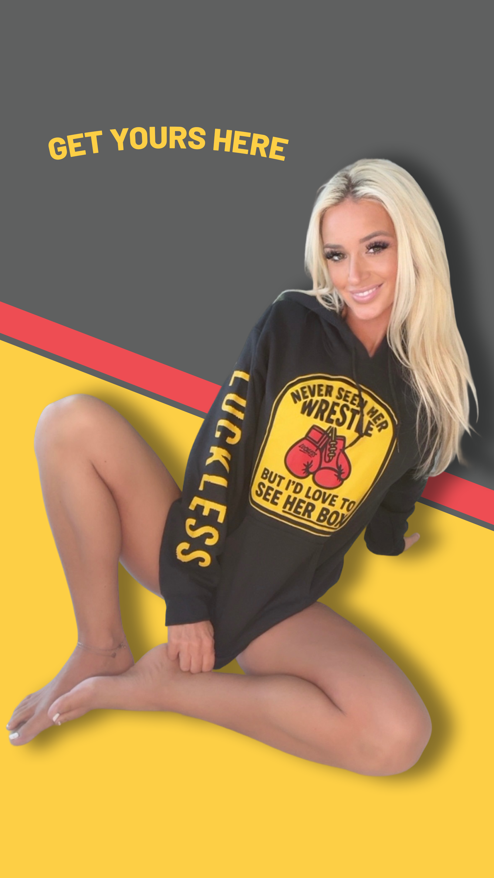 Never Seen Her Wrestle But I'd Love to See Her Box Hoodie