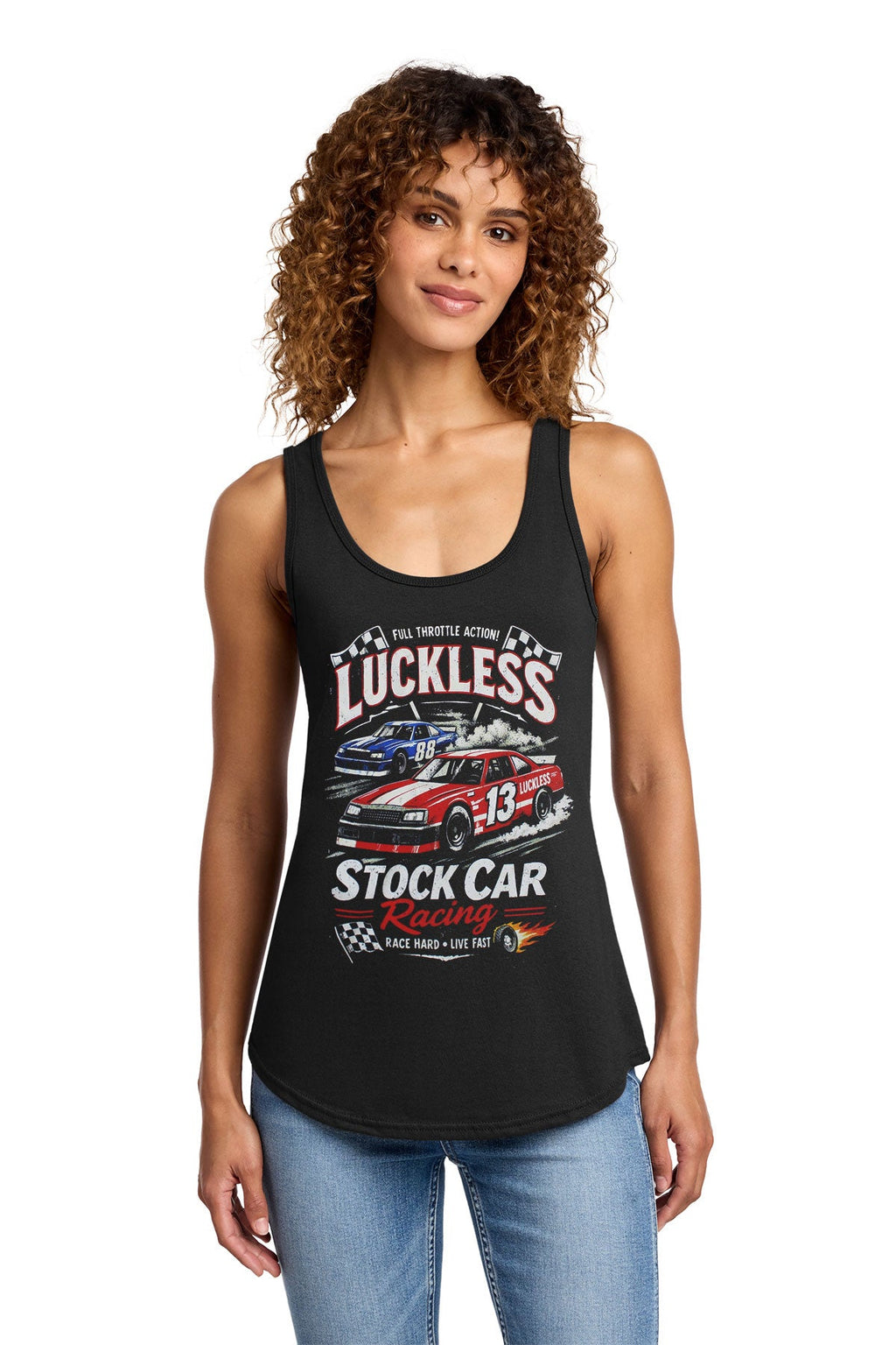 Stock Car Racing Tank Top