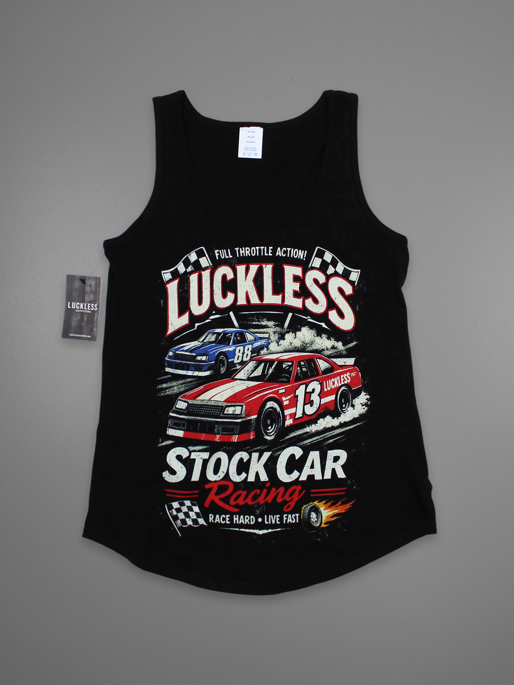 Stock Car Racing Tank Top