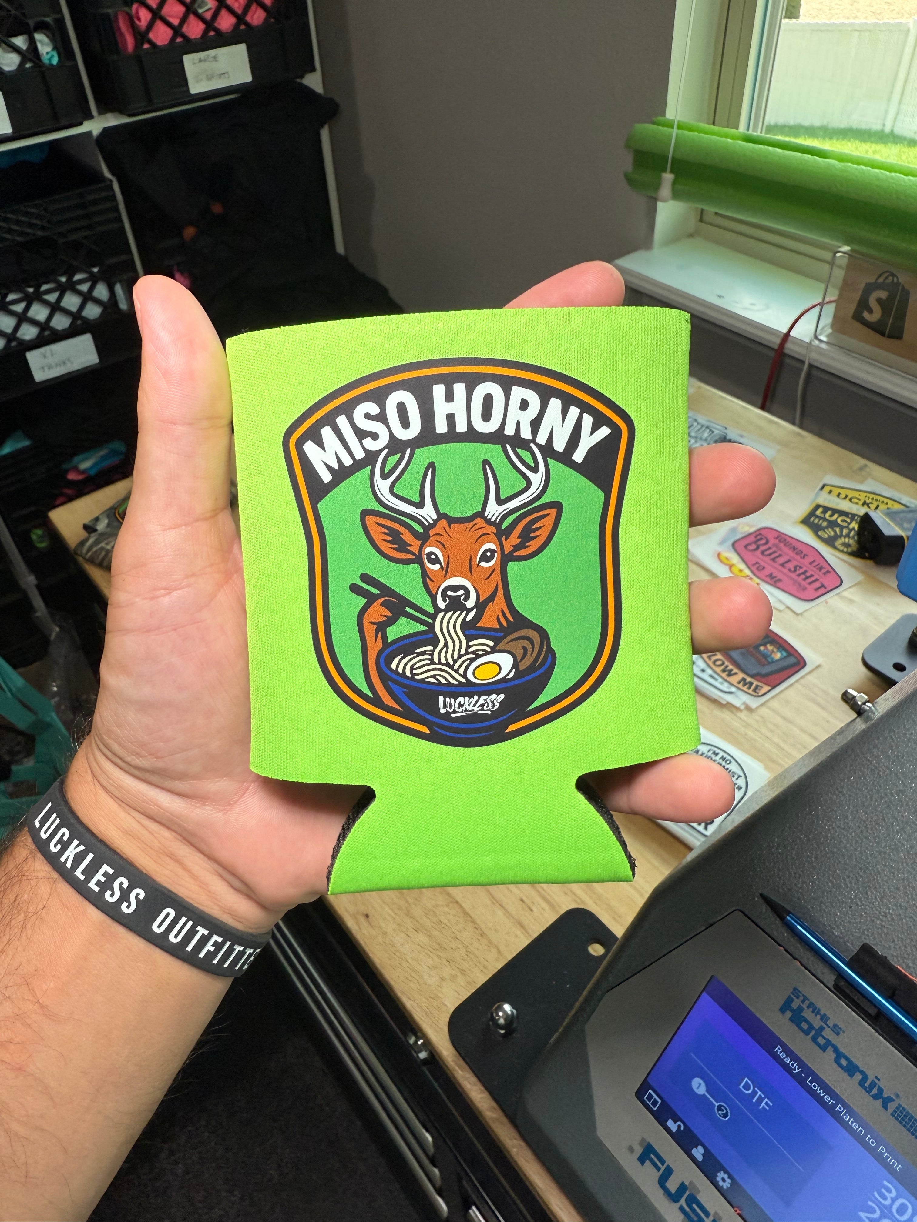 Miso Horny Koozie