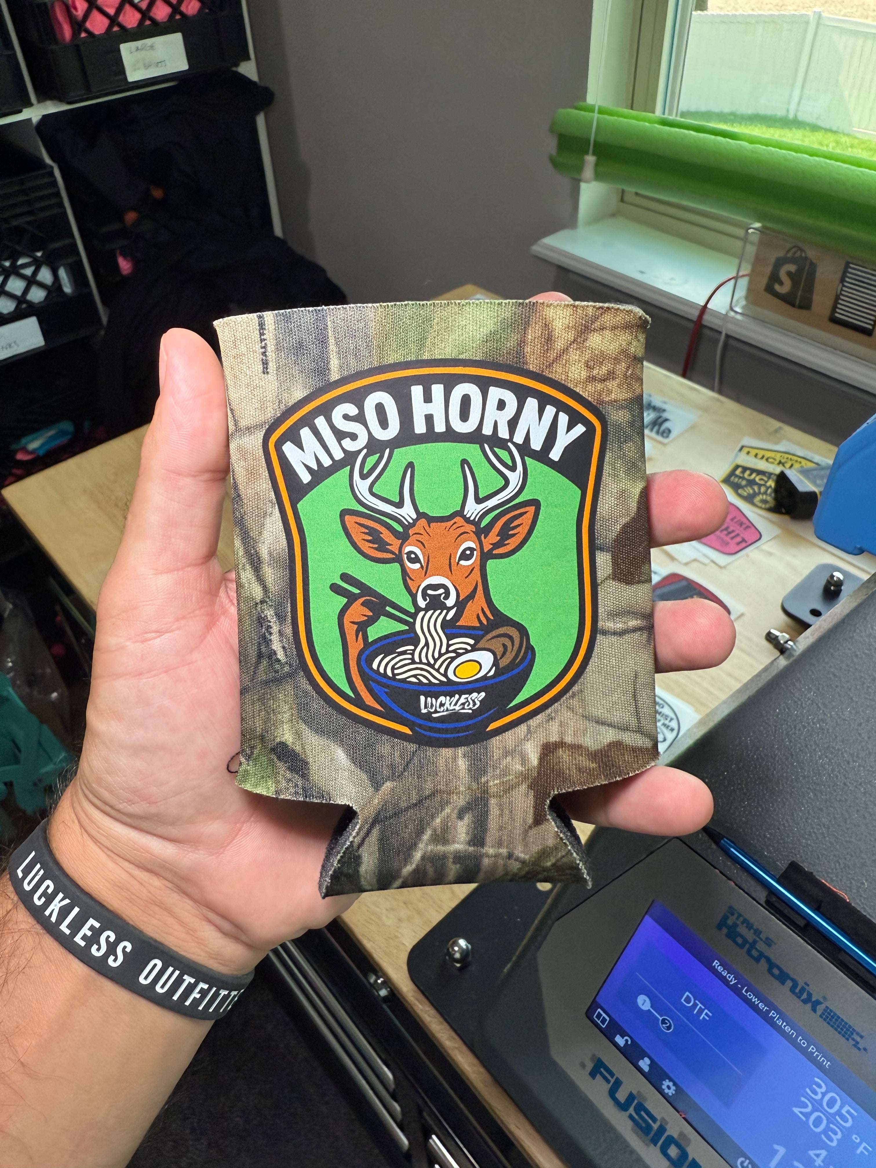 Miso Horny Koozie