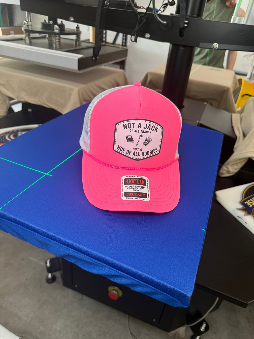 Not A Jack Of All Trades But A Hoe Of All Hobbies Trucker Hat