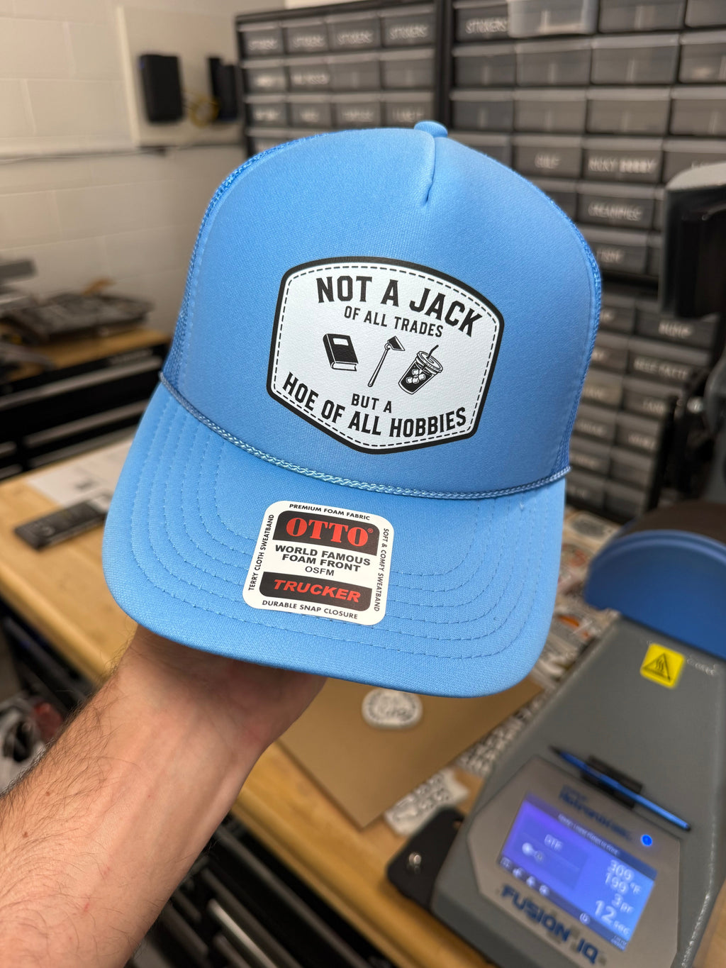 Not A Jack Of All Trades But A Hoe Of All Hobbies Trucker Hat