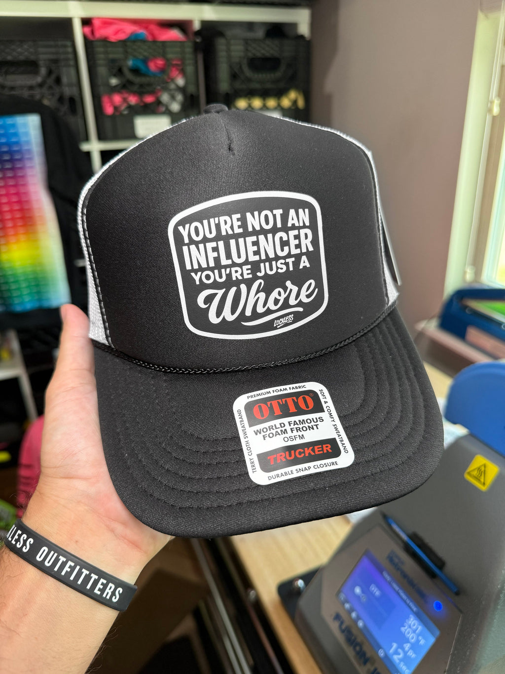 You're Not An Influencer You're Just A Whore Trucker Hat