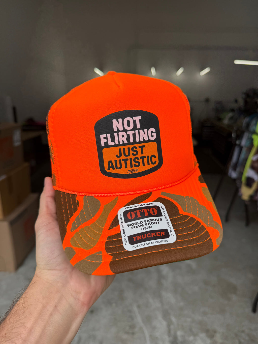Not Flirting Just Autistic | Trucker Hat