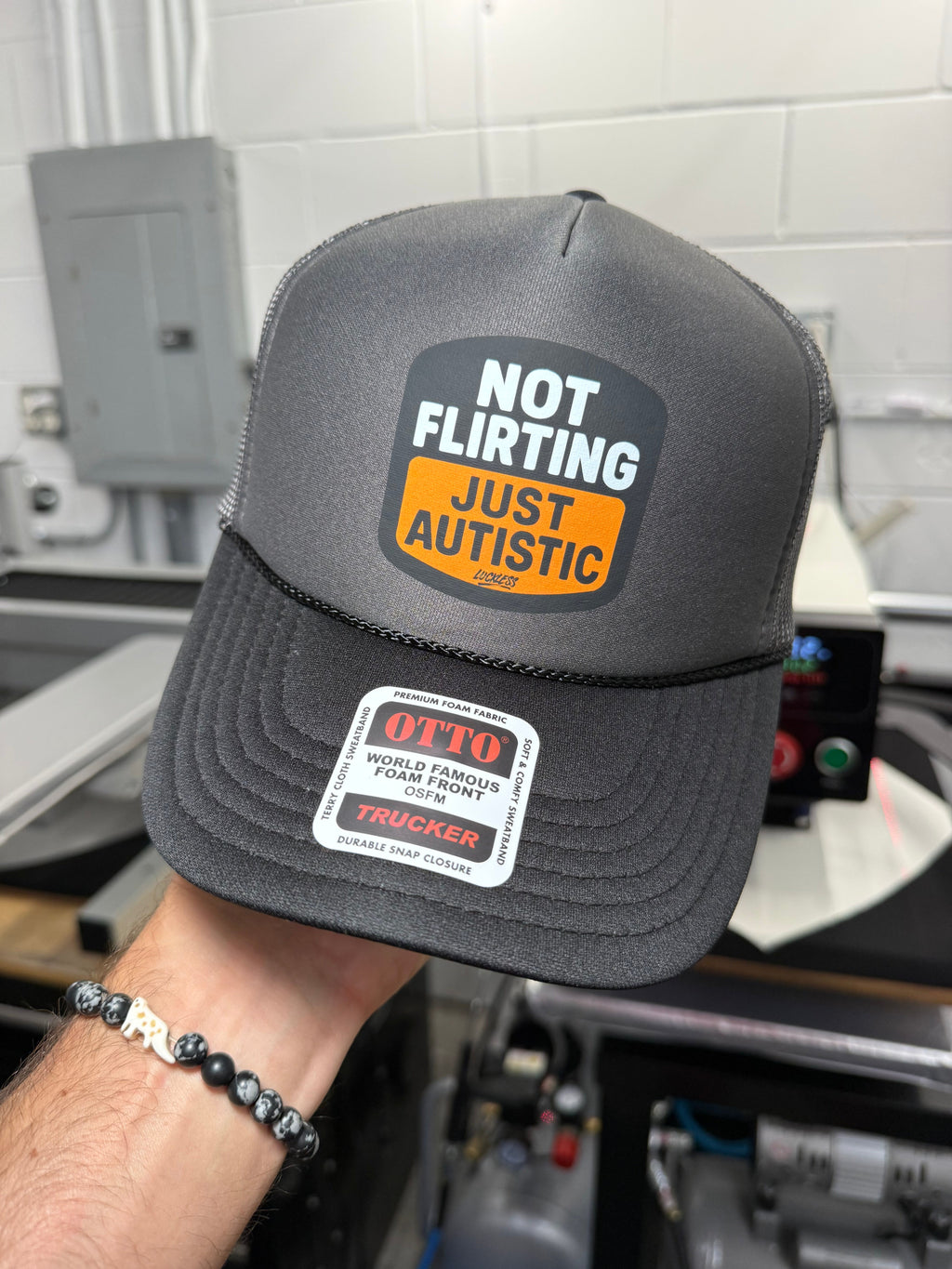 Not Flirting Just Autistic | Trucker Hat