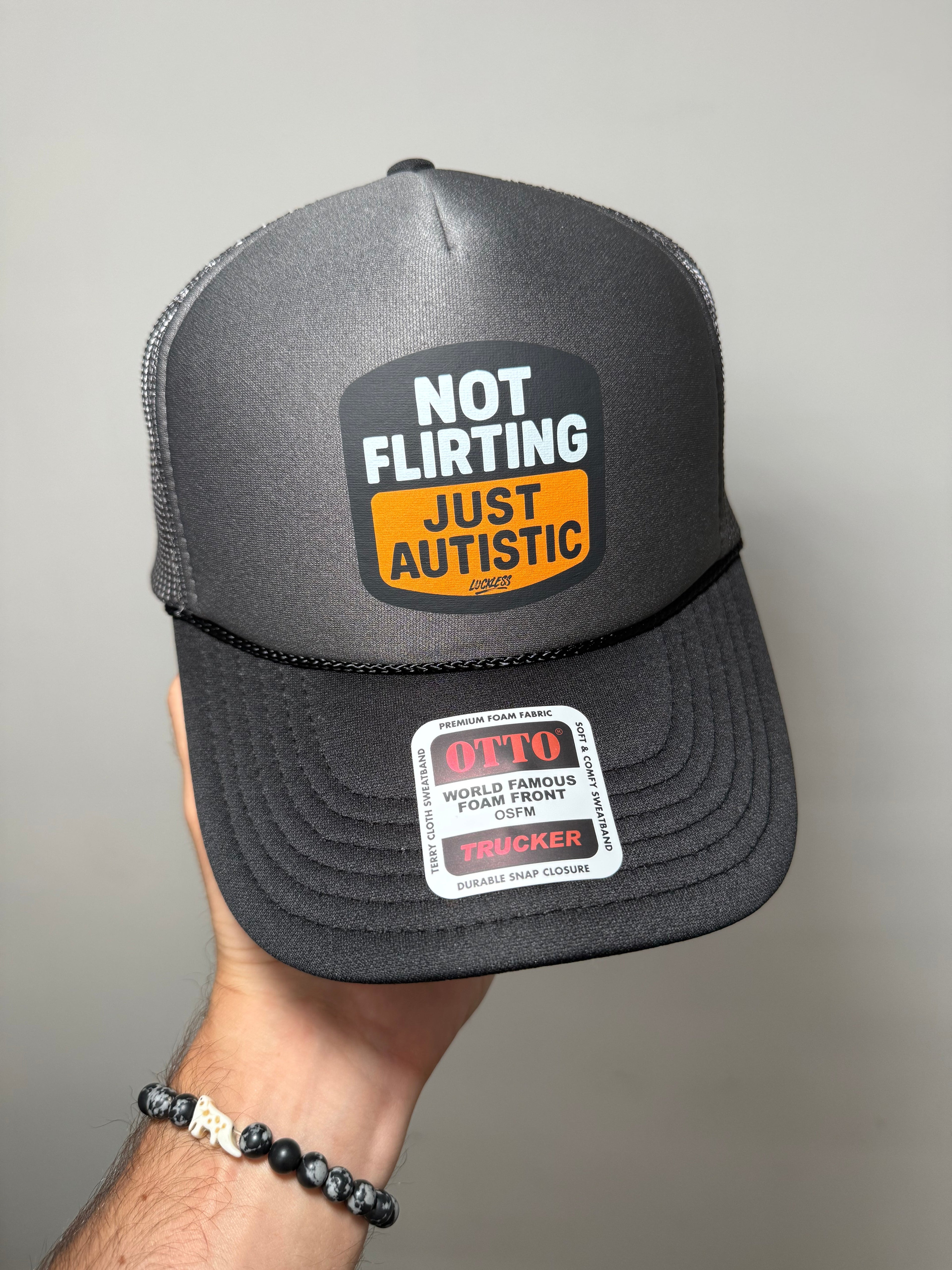 Not Flirting Just Autistic | Trucker Hat