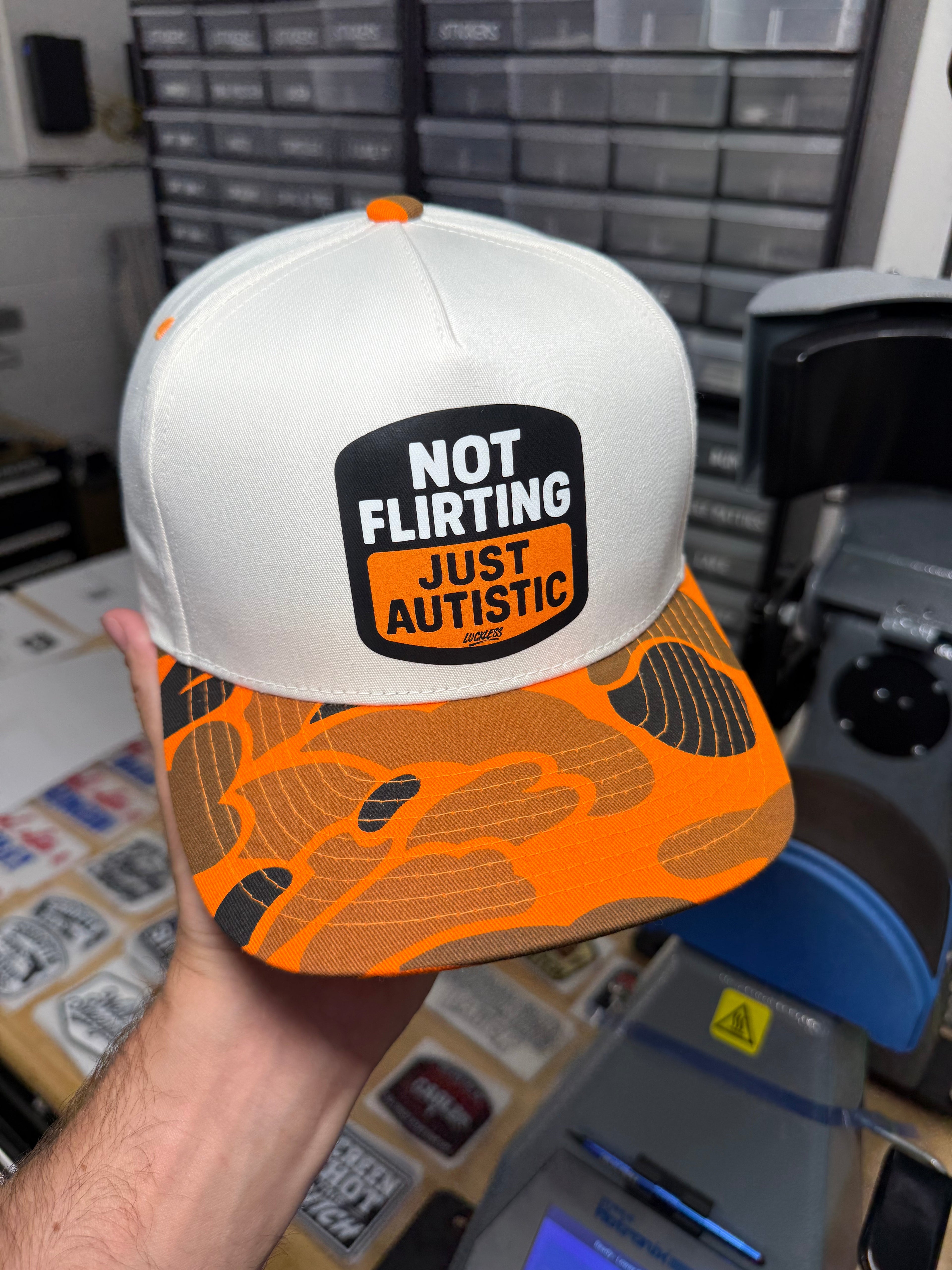 Not Flirting Just Autistic | Trucker Hat
