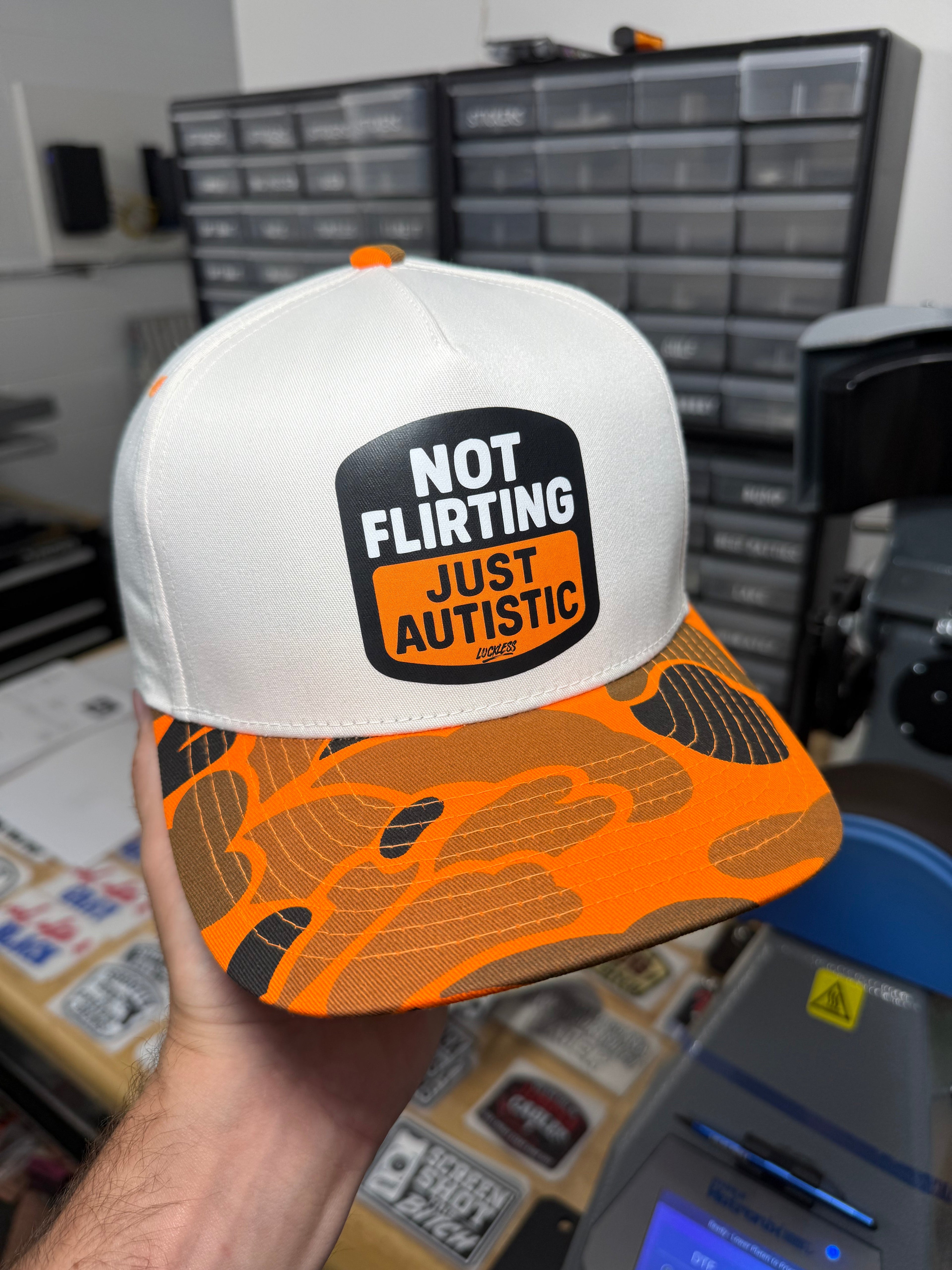 Not Flirting Just Autistic | Trucker Hat